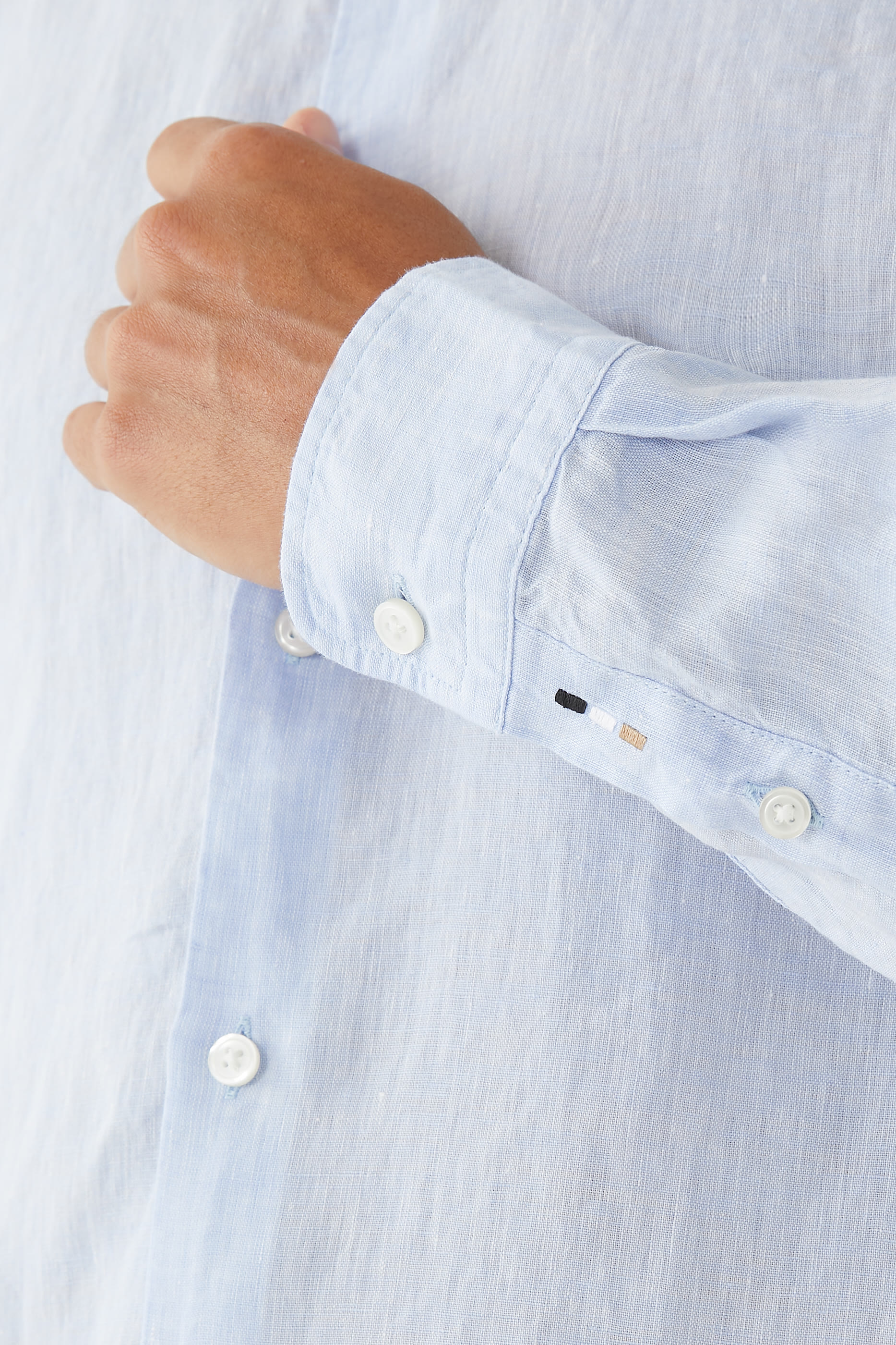 Slim-Fit Linen Shirt