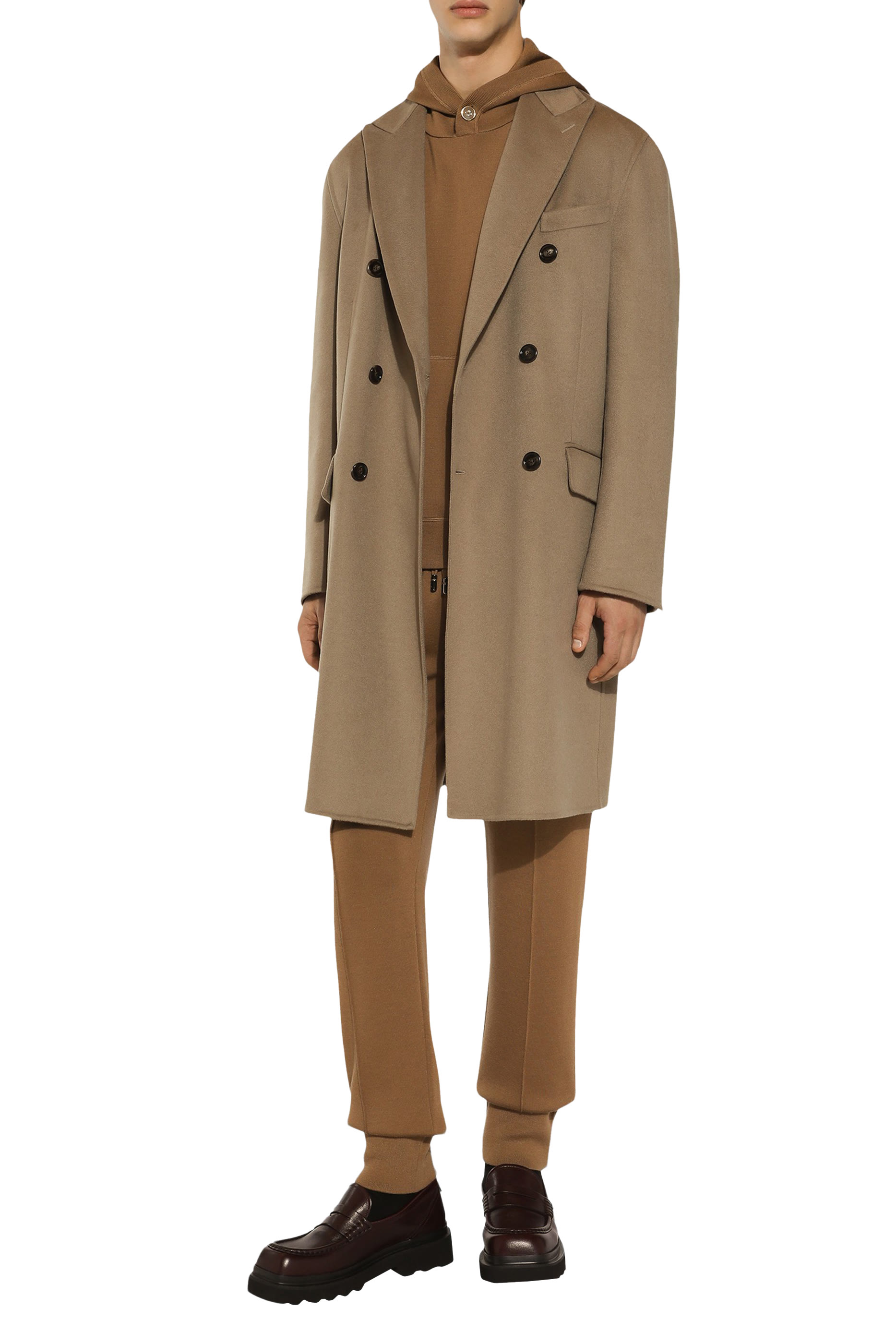 Wool and Silk Hoodie with DG Patch