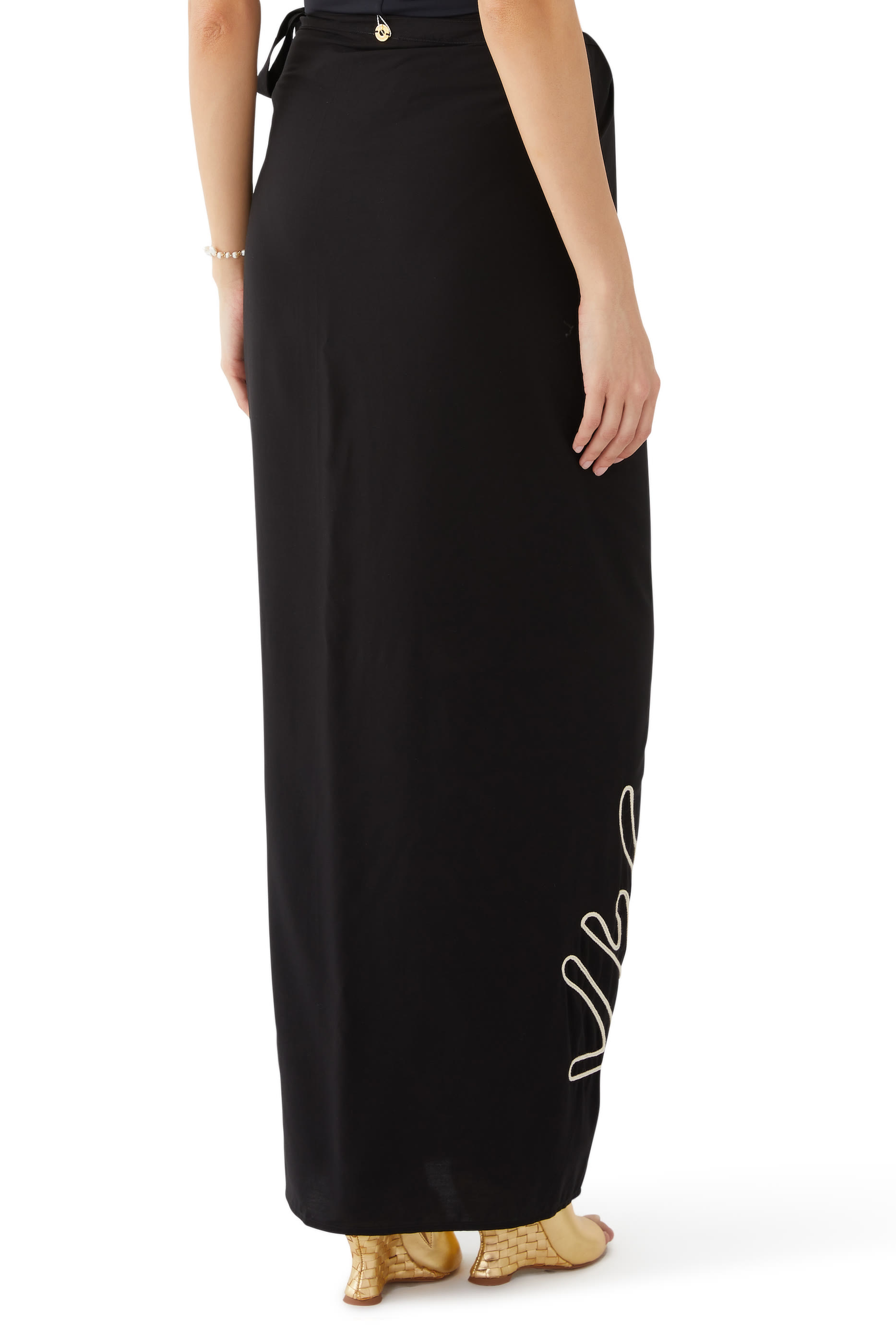 Embroidered Maxi Sarong