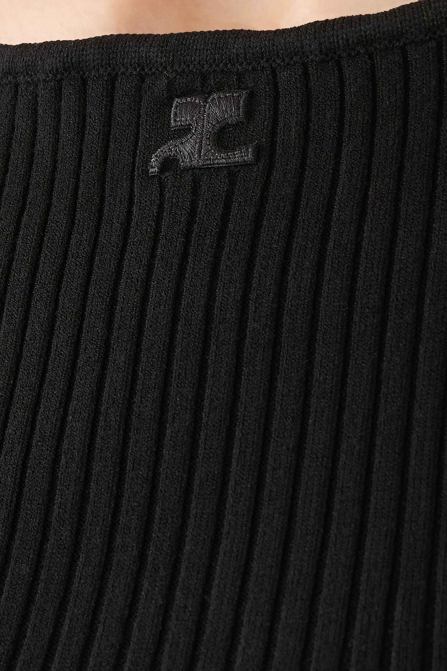  Signature Pointy Rib Knit Top