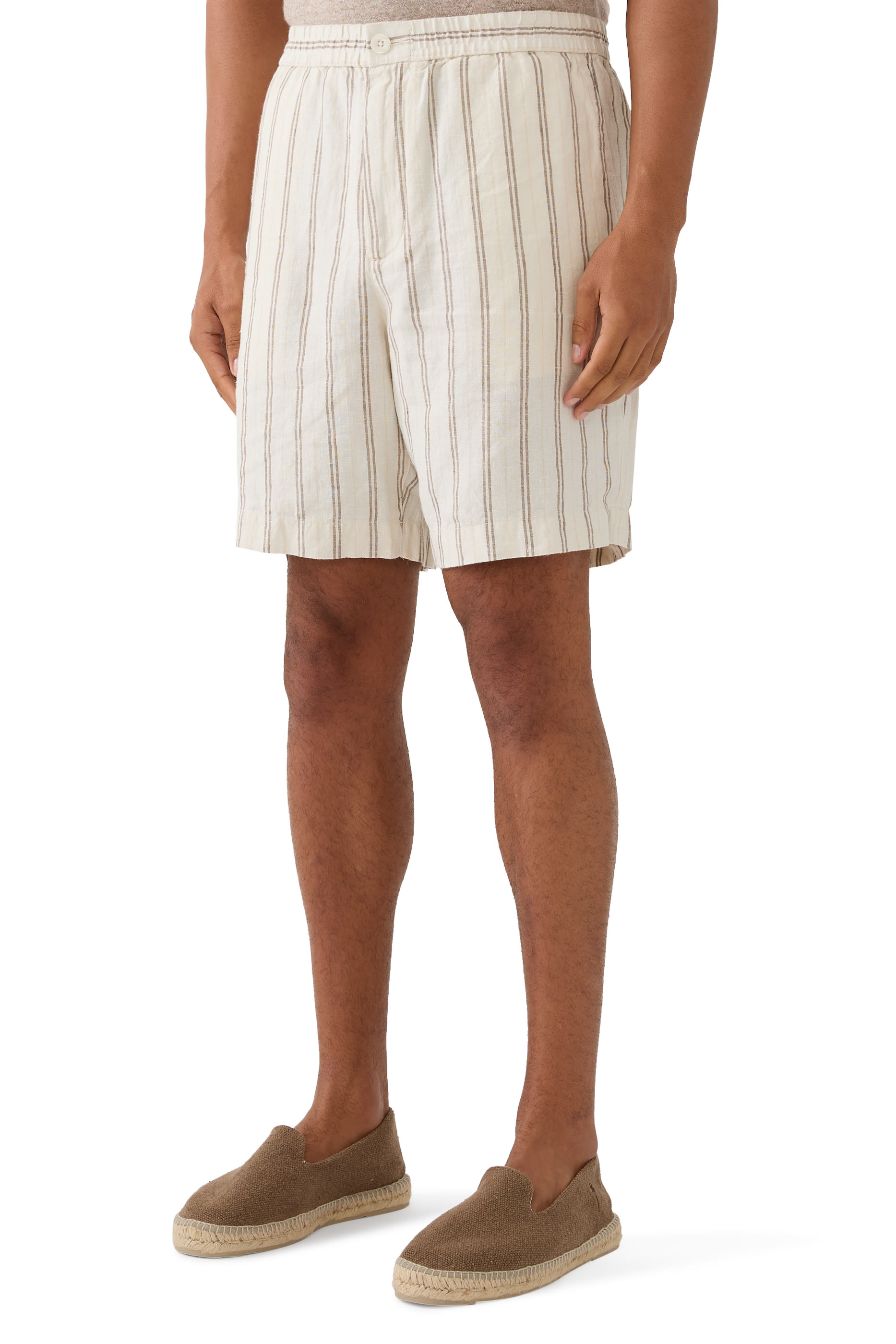 Mesa Stripe Hemp Beach Shorts