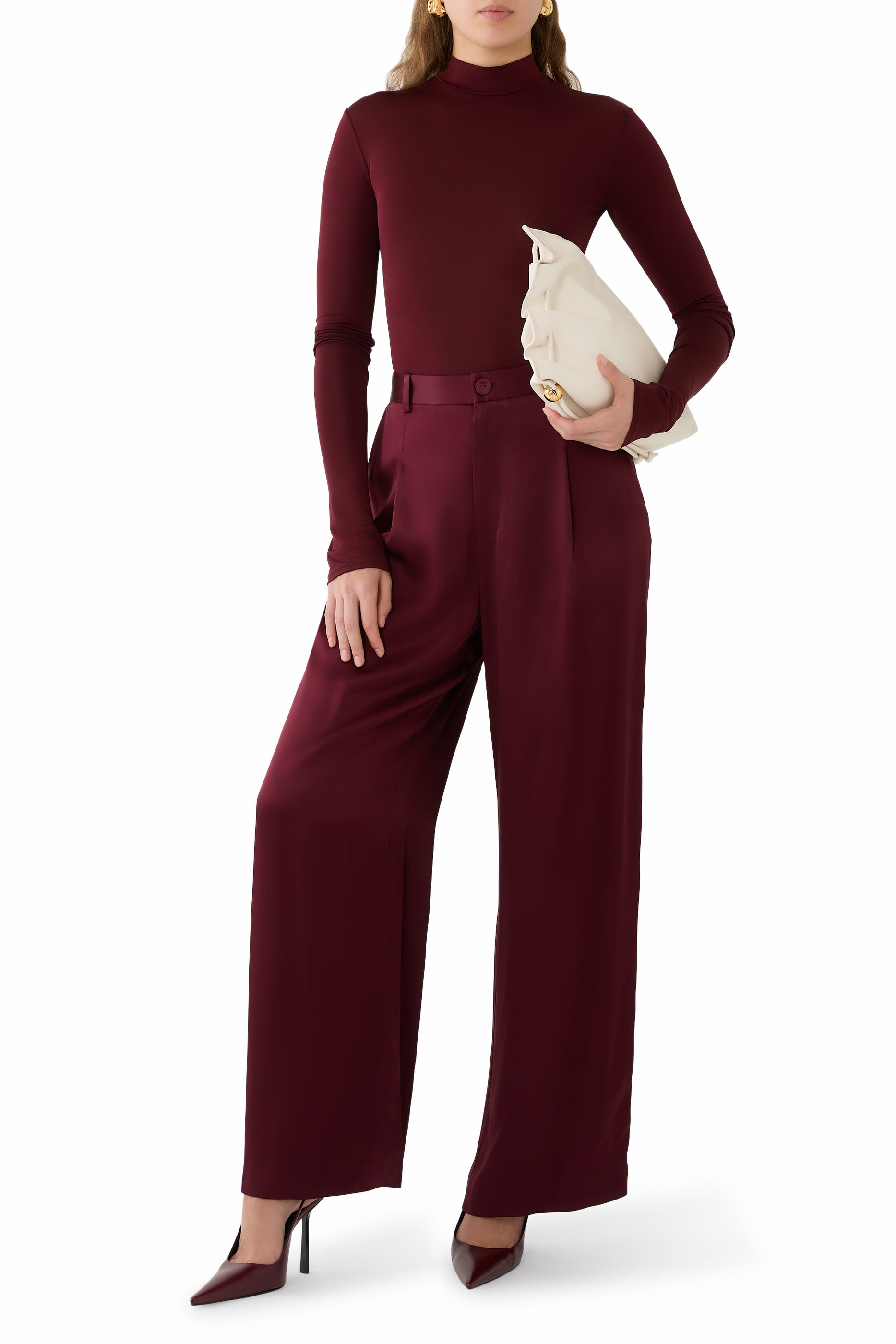 Jersey Mock Neck Bodysuit