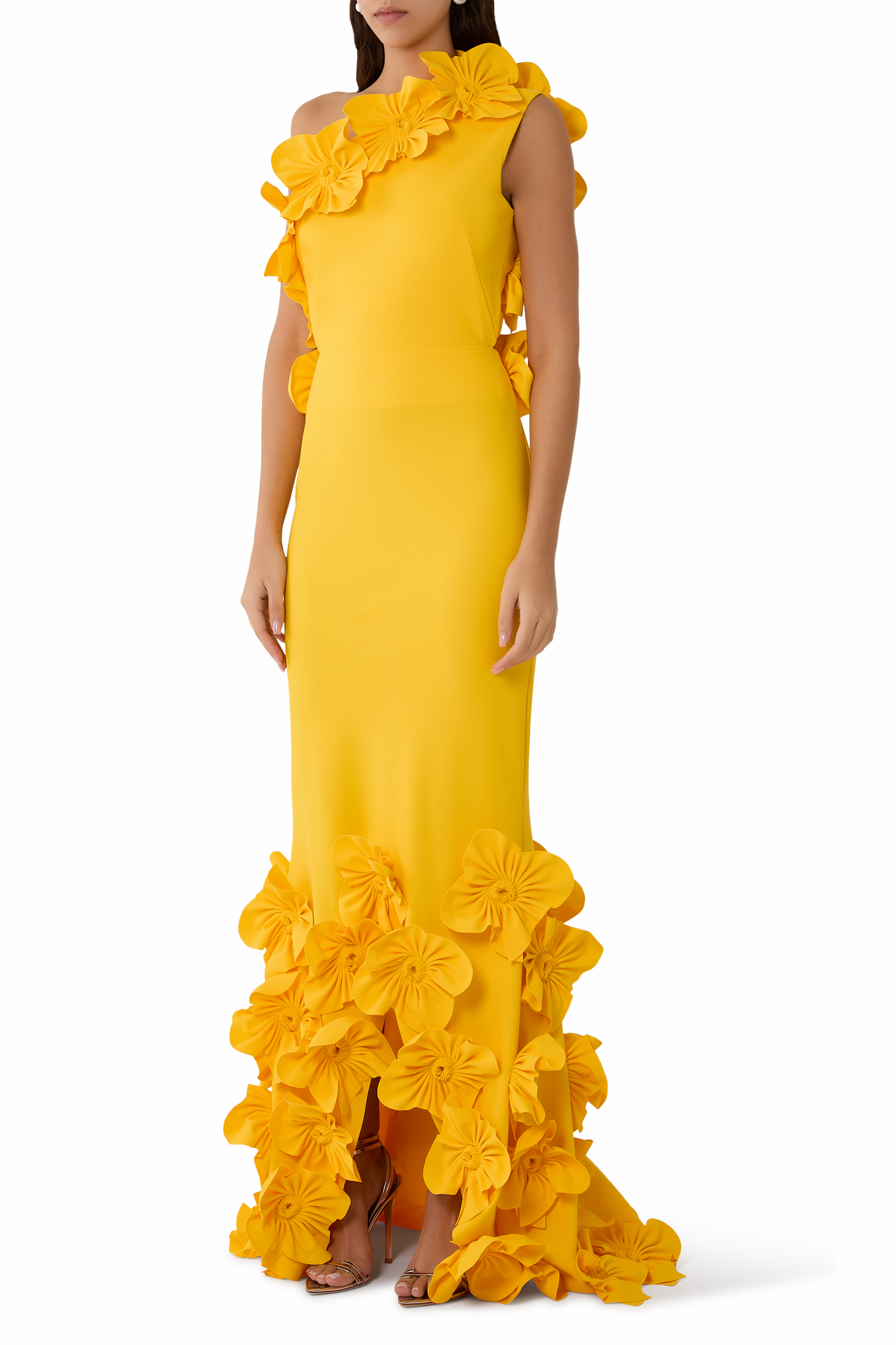 Degas Flower Detail Gown