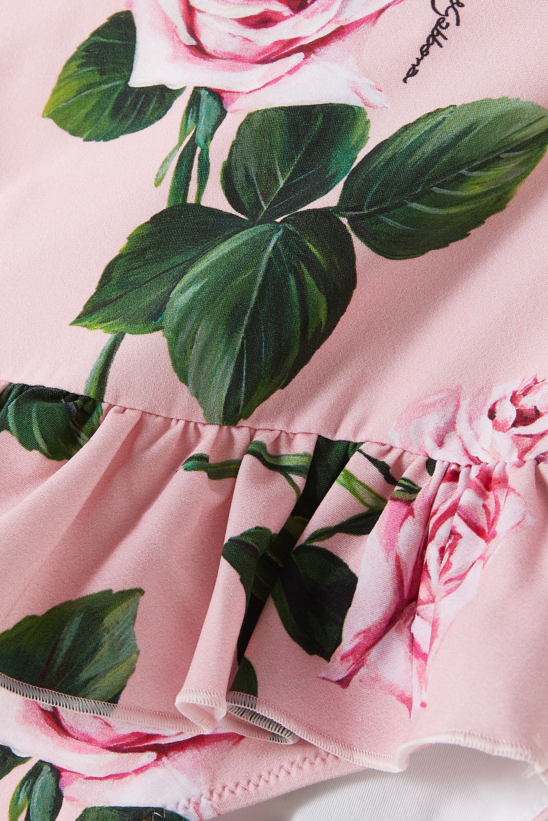 Kids Rose Print Swimsuit