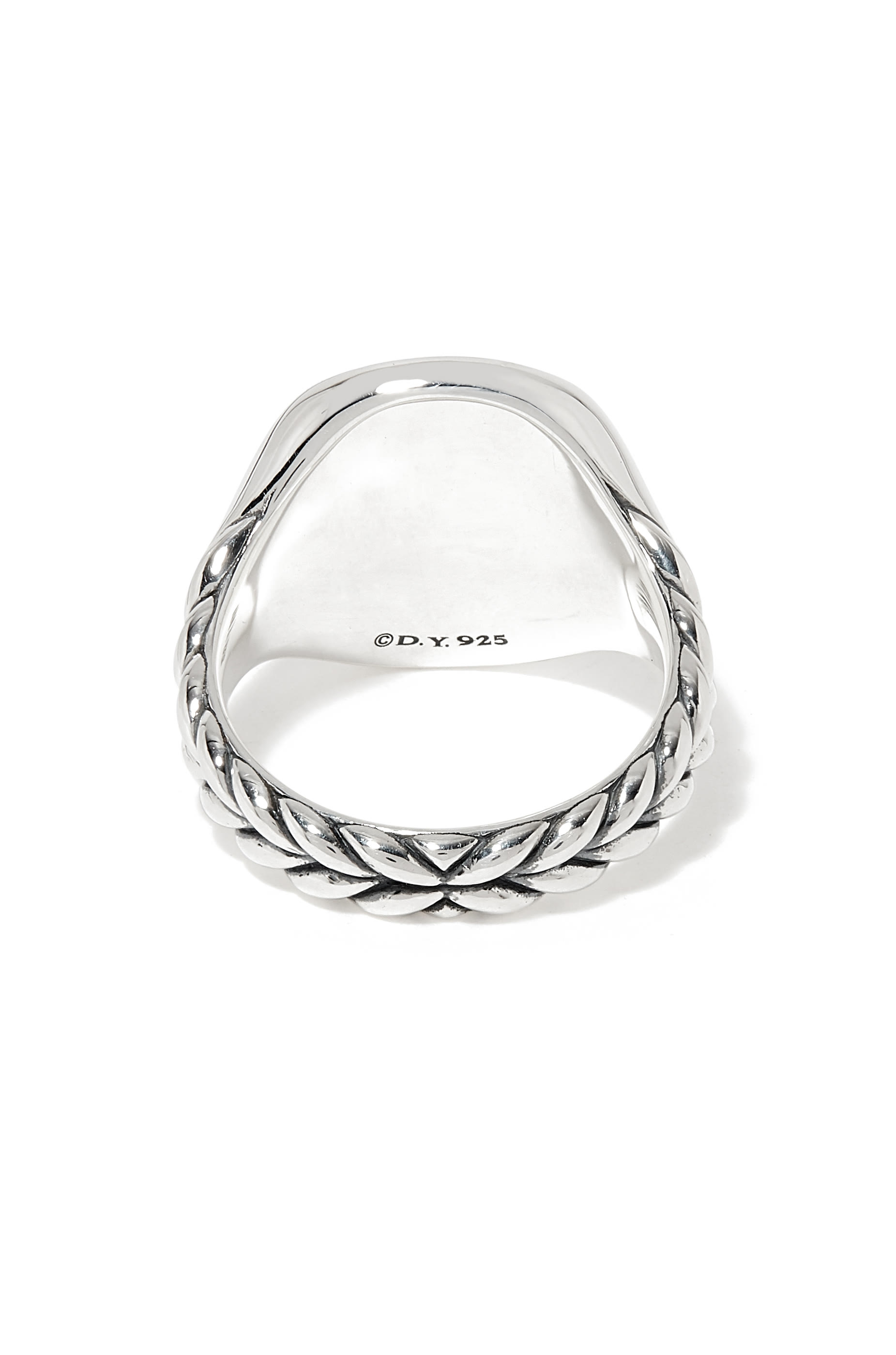 N Initial Diamond Pinky Ring