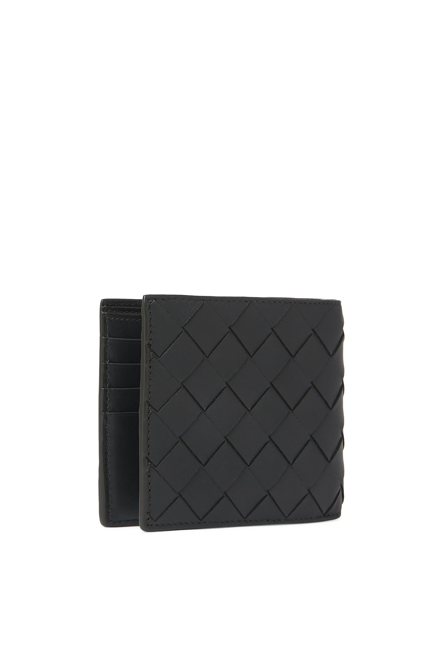 Intrecciato Diagonal Bi-Fold Wallet