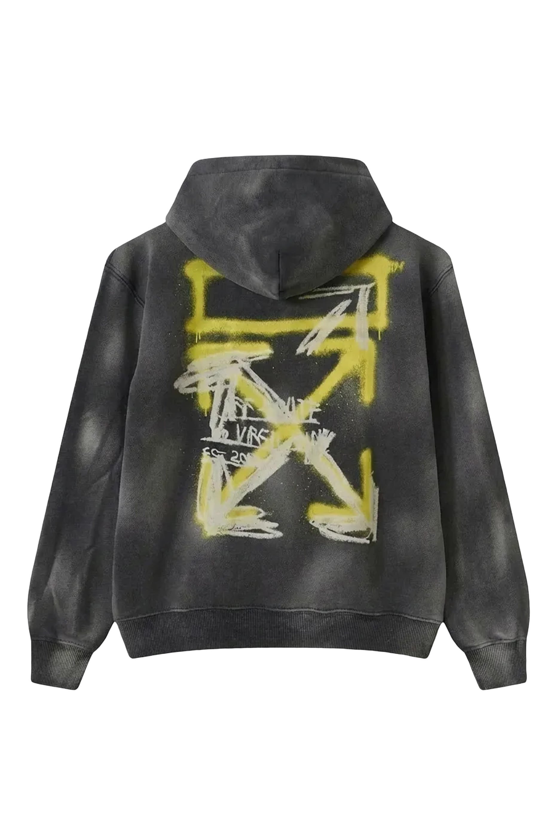 Kids Arrow Spray Acid Zip-Up Hoodie