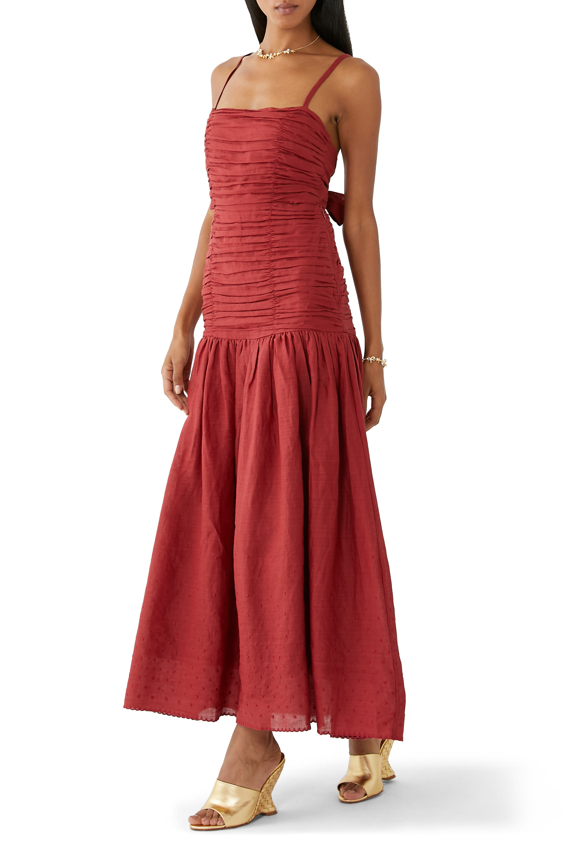 Aurelia Square Neck Dress