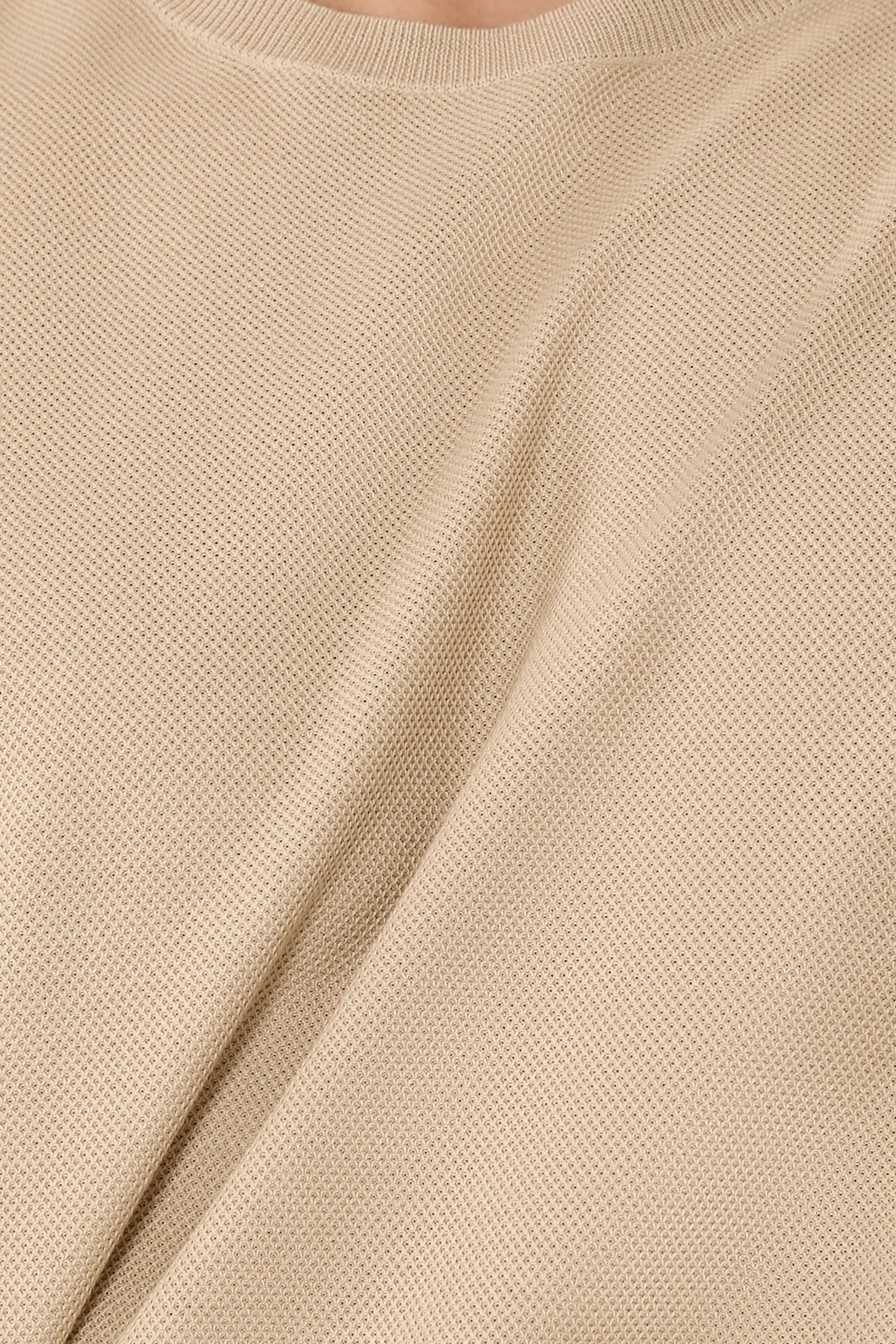 Silk-Cotton Crewneck Sweater