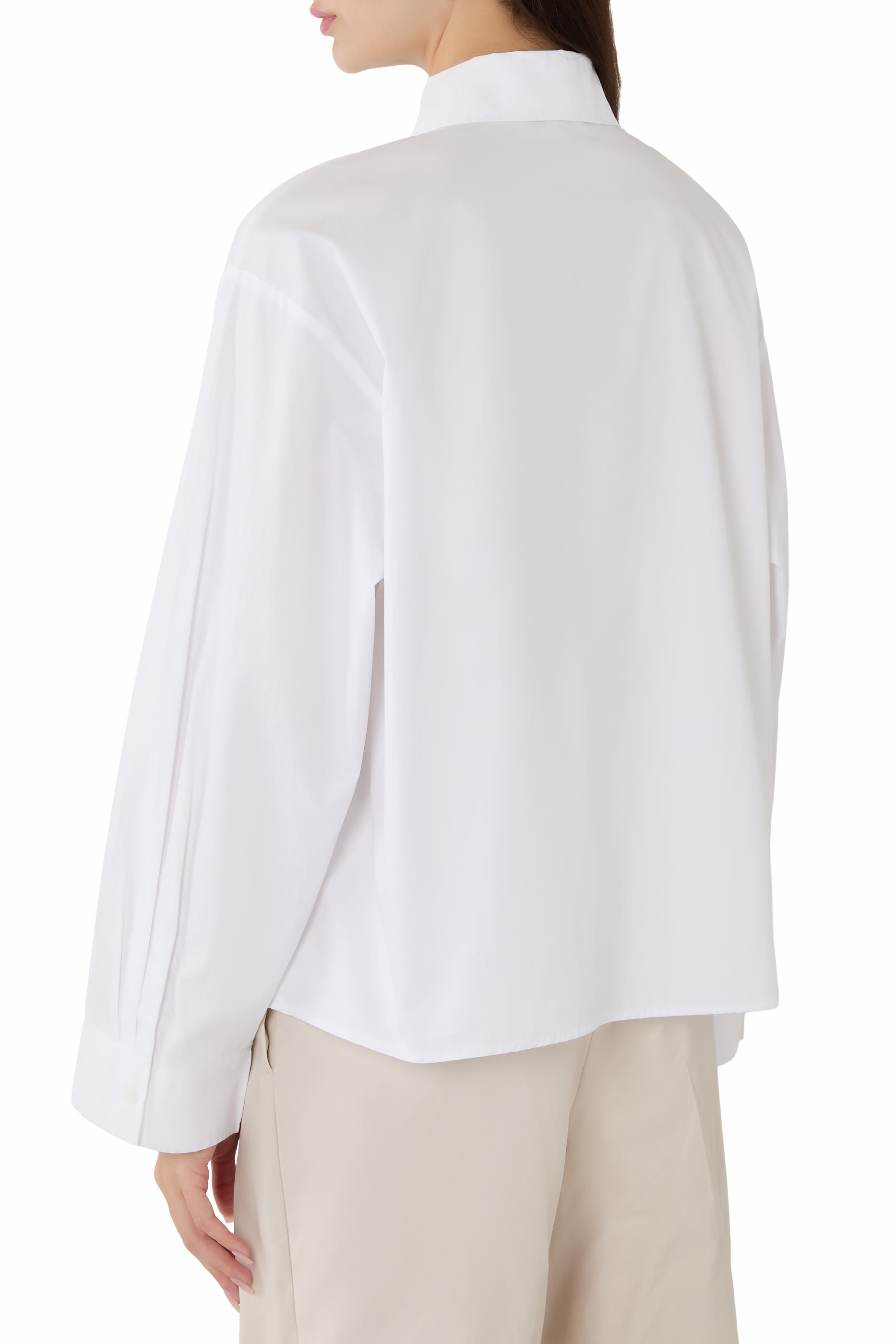 Icon Embroidery Button-Up Shirt