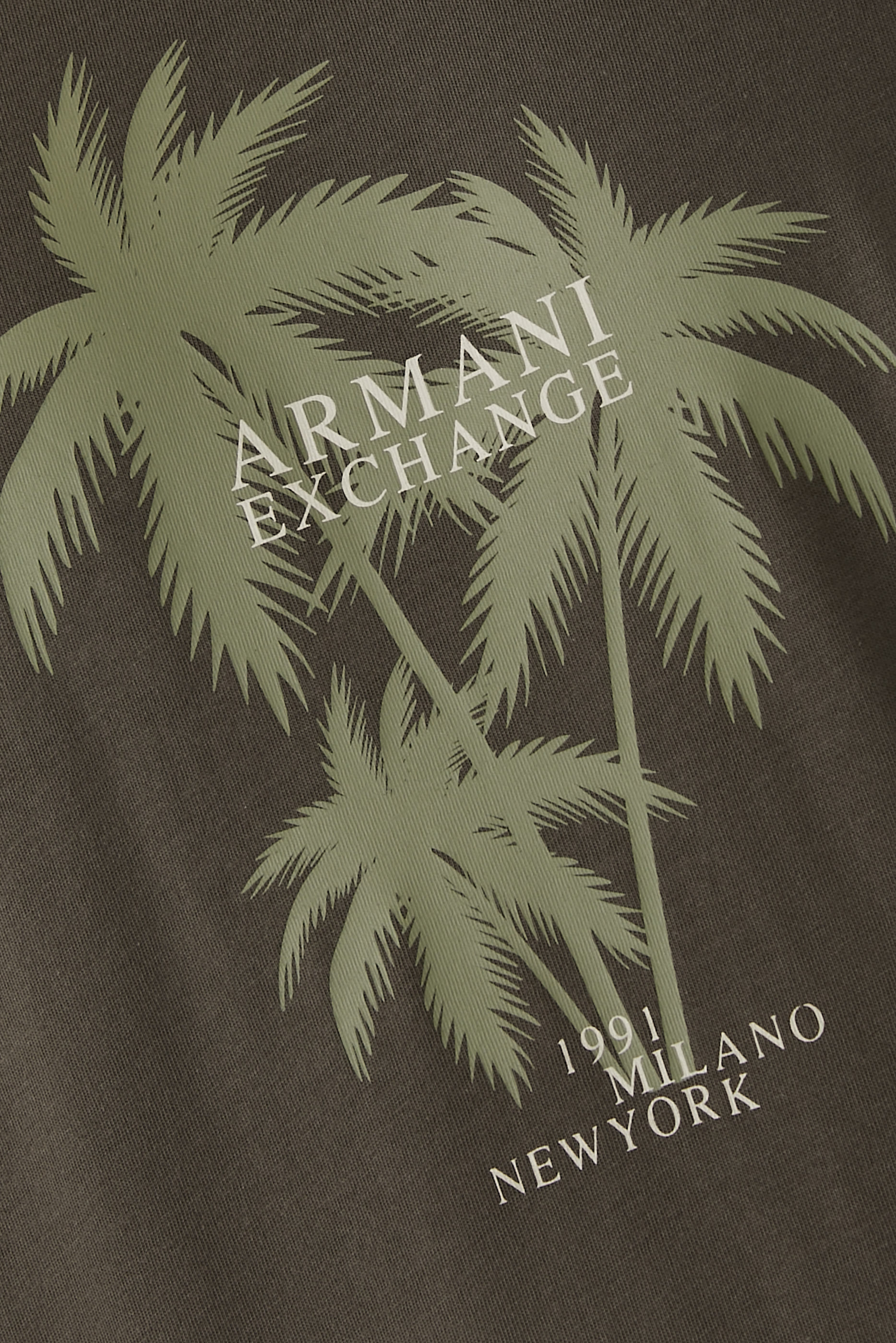 Logo-Print Palm Tree T-Shirt