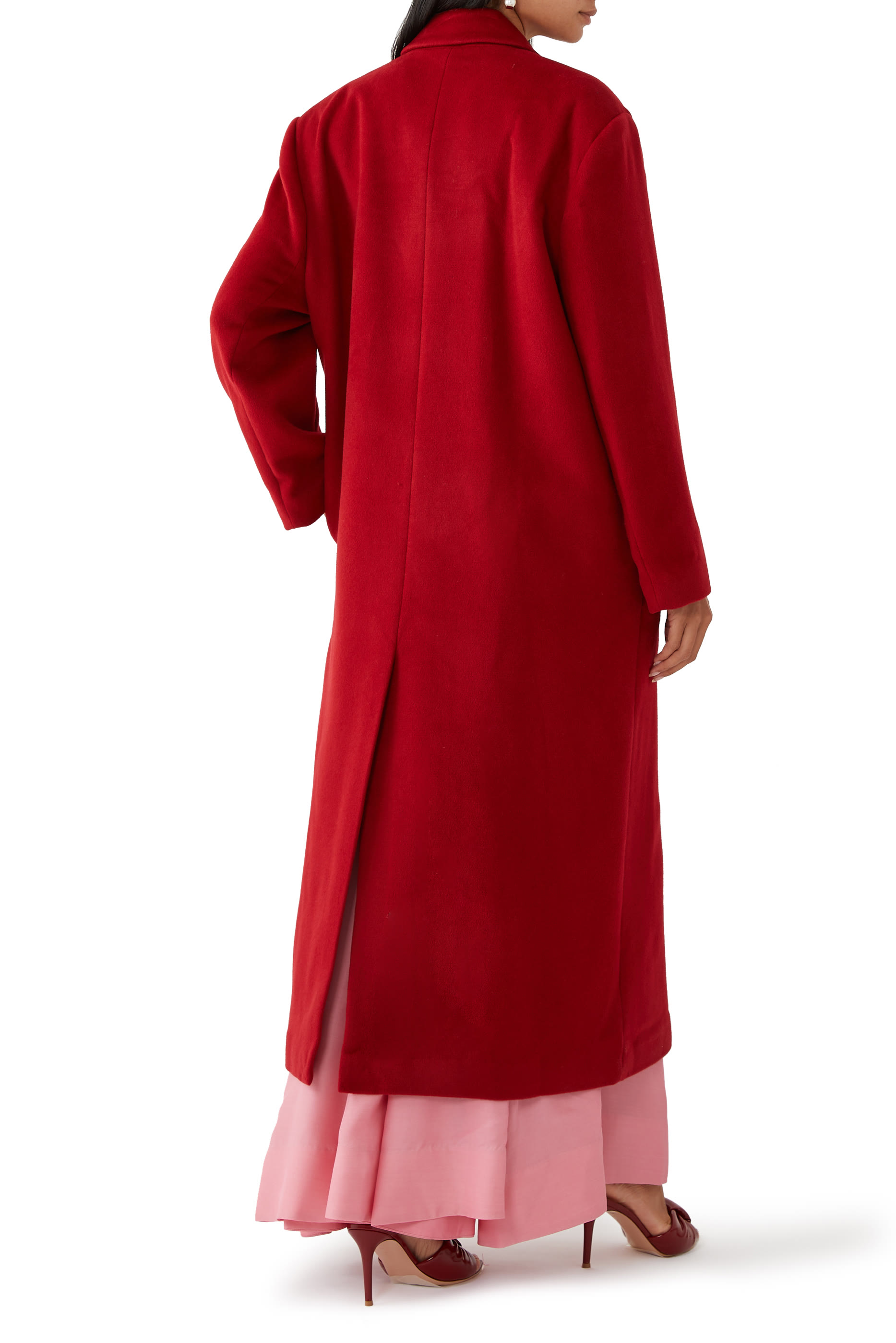 Serge Oversized Coat