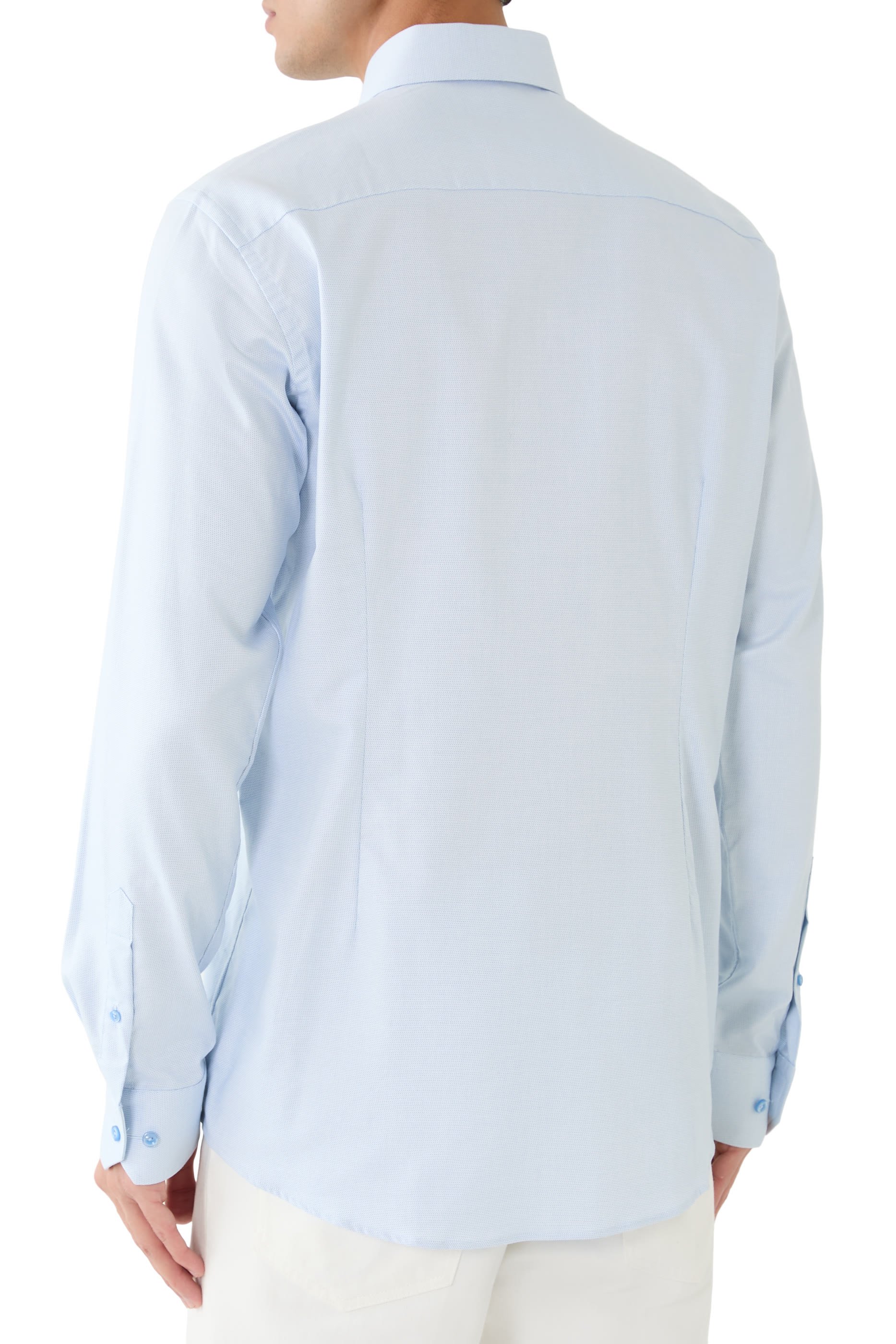 Semi Solid Cotton TENCEL&trade; Lyocell Shirt 