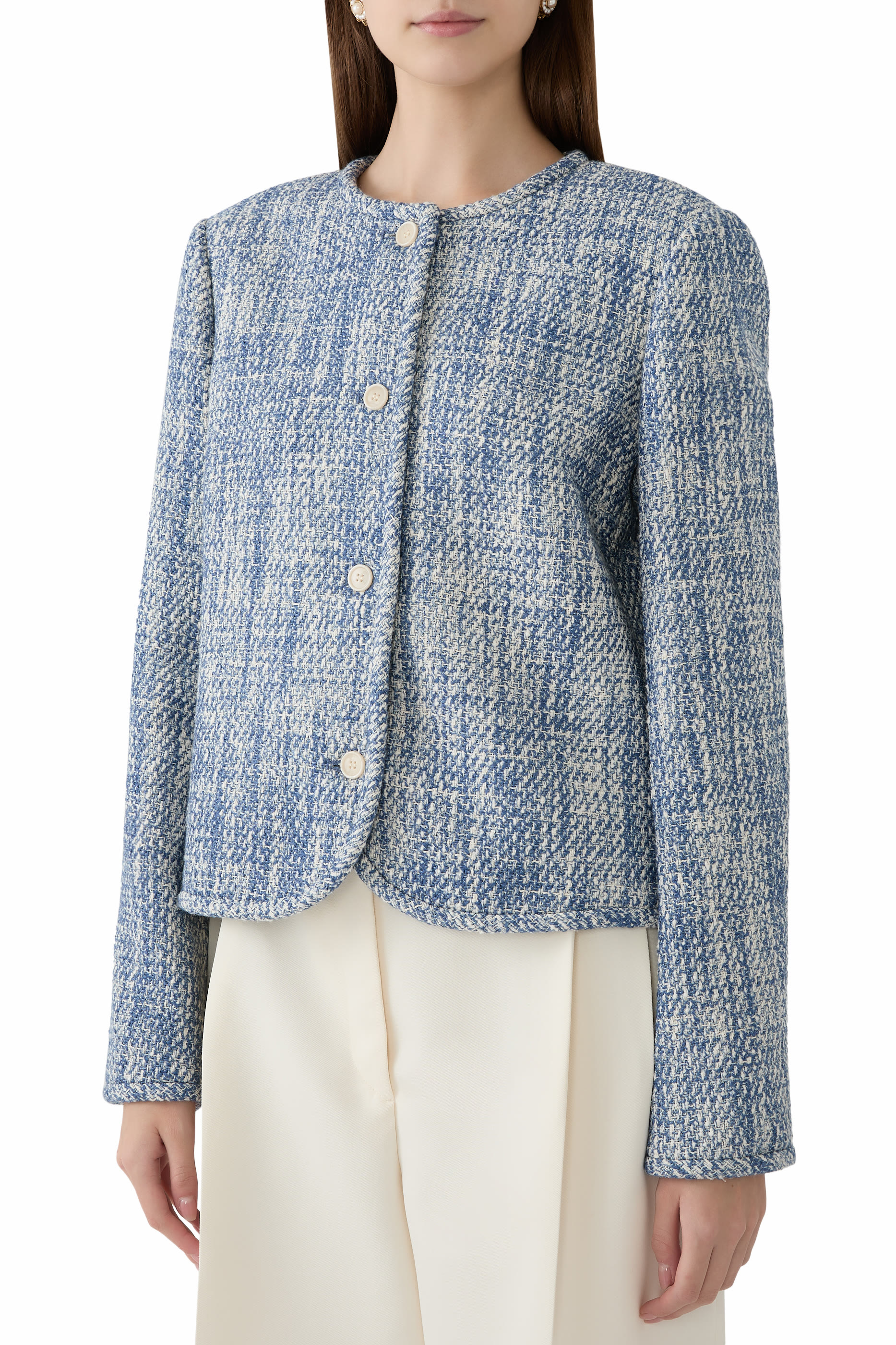 Cardigan Jacket in Tweed