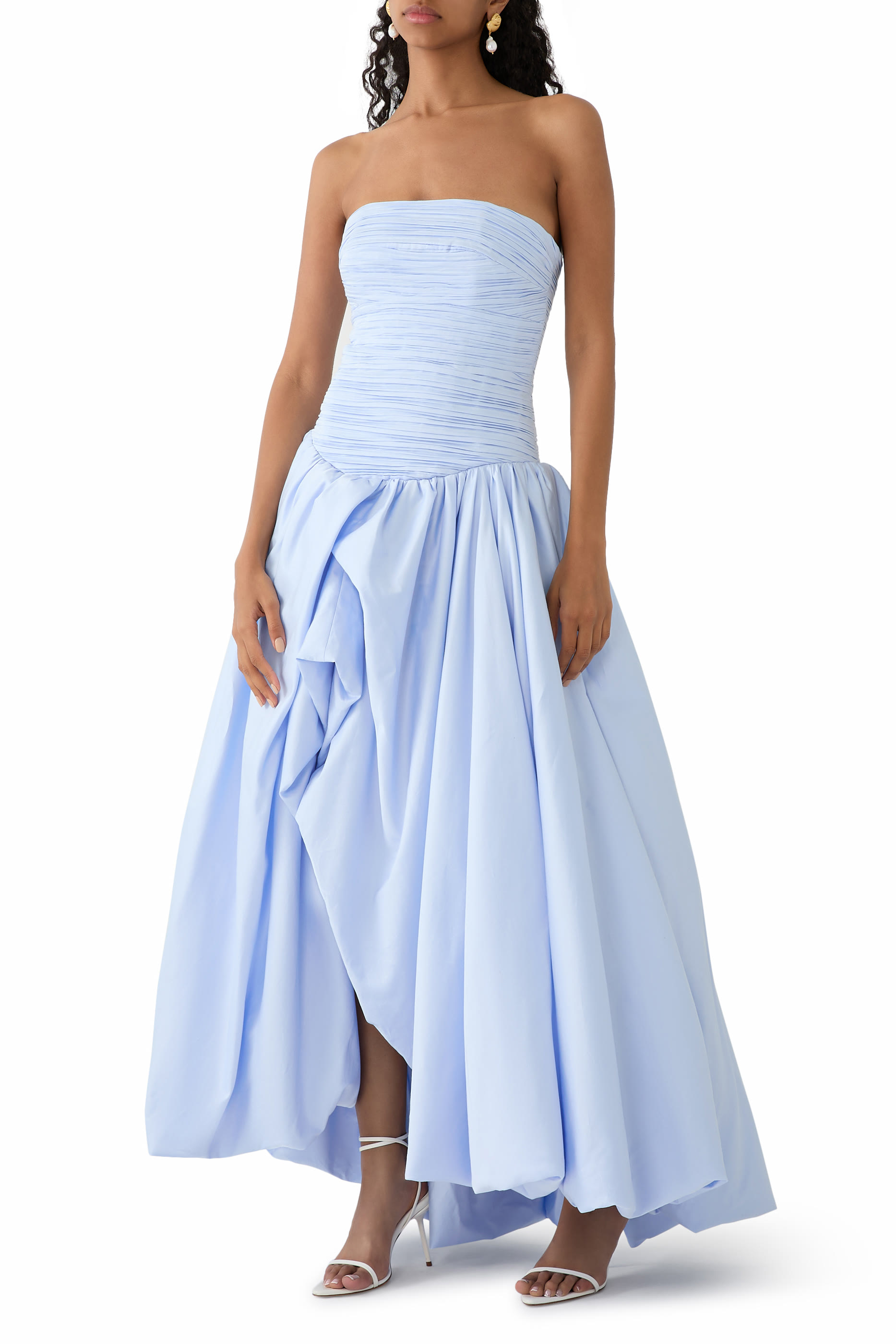 Violette Bubble Hem Maxi Dress