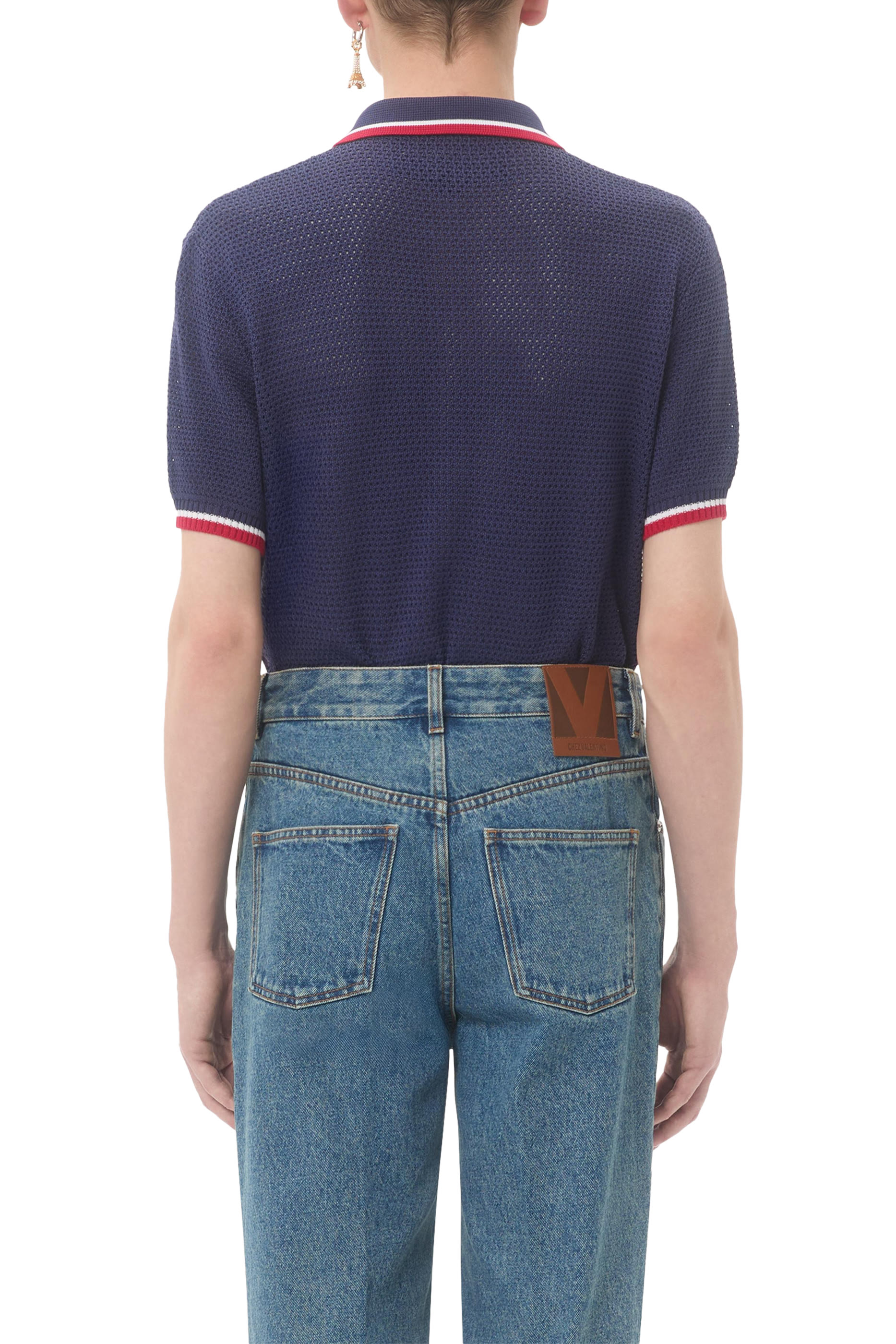 Cotton Polo Shirt with VG Patch 