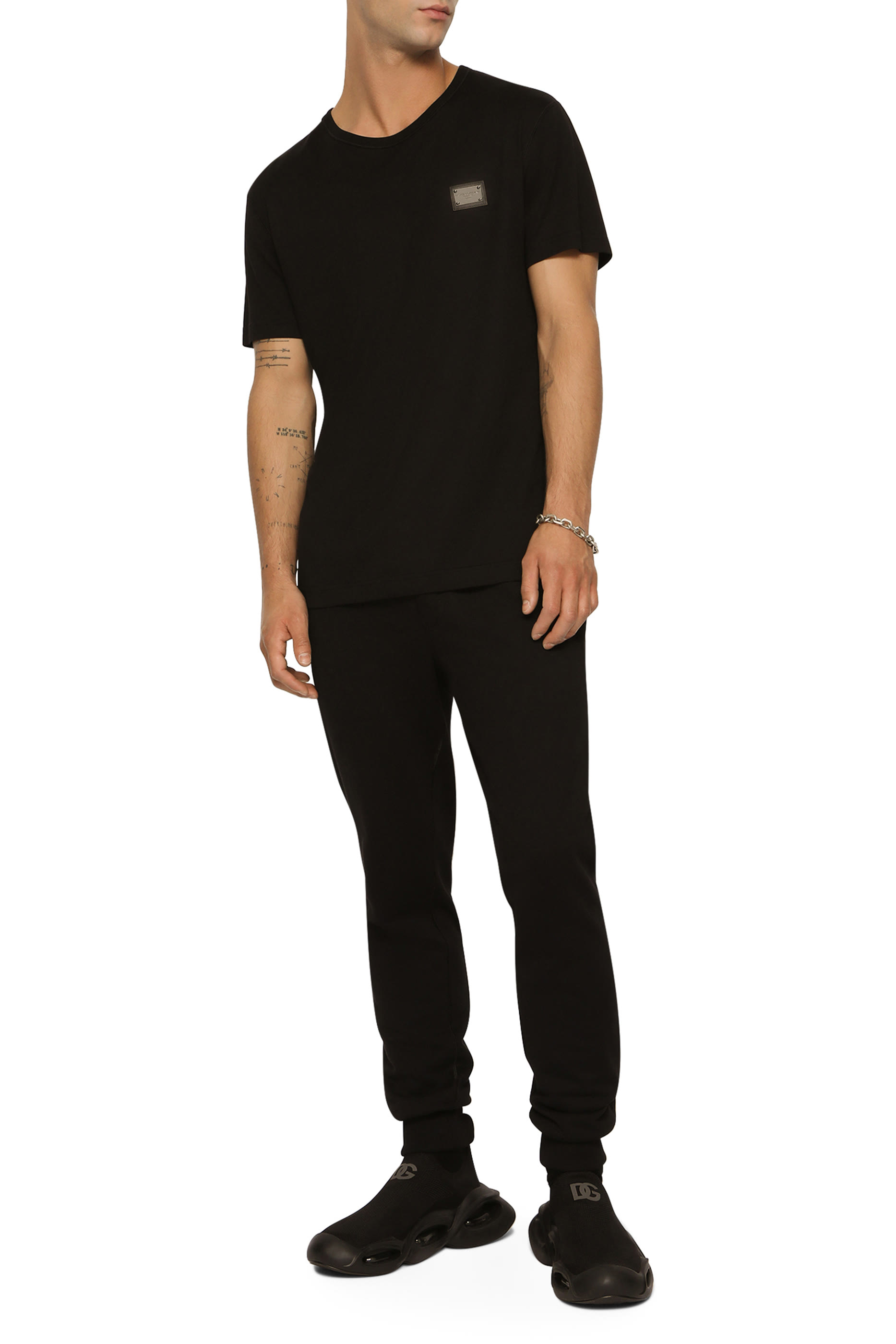 Logo Tag Cotton T-Shirt