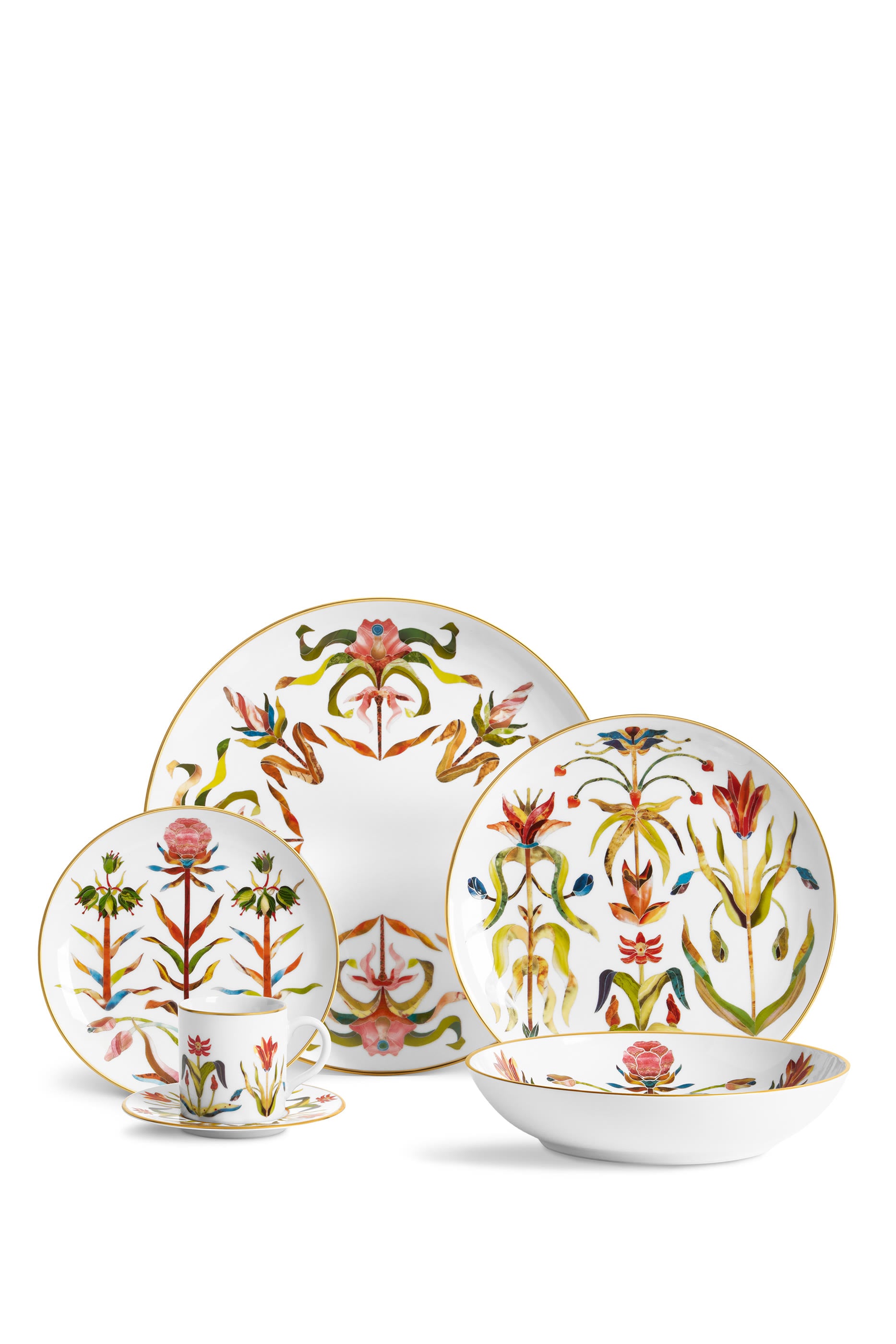 Grand Tour Bread & Butter Plate, Set of 4