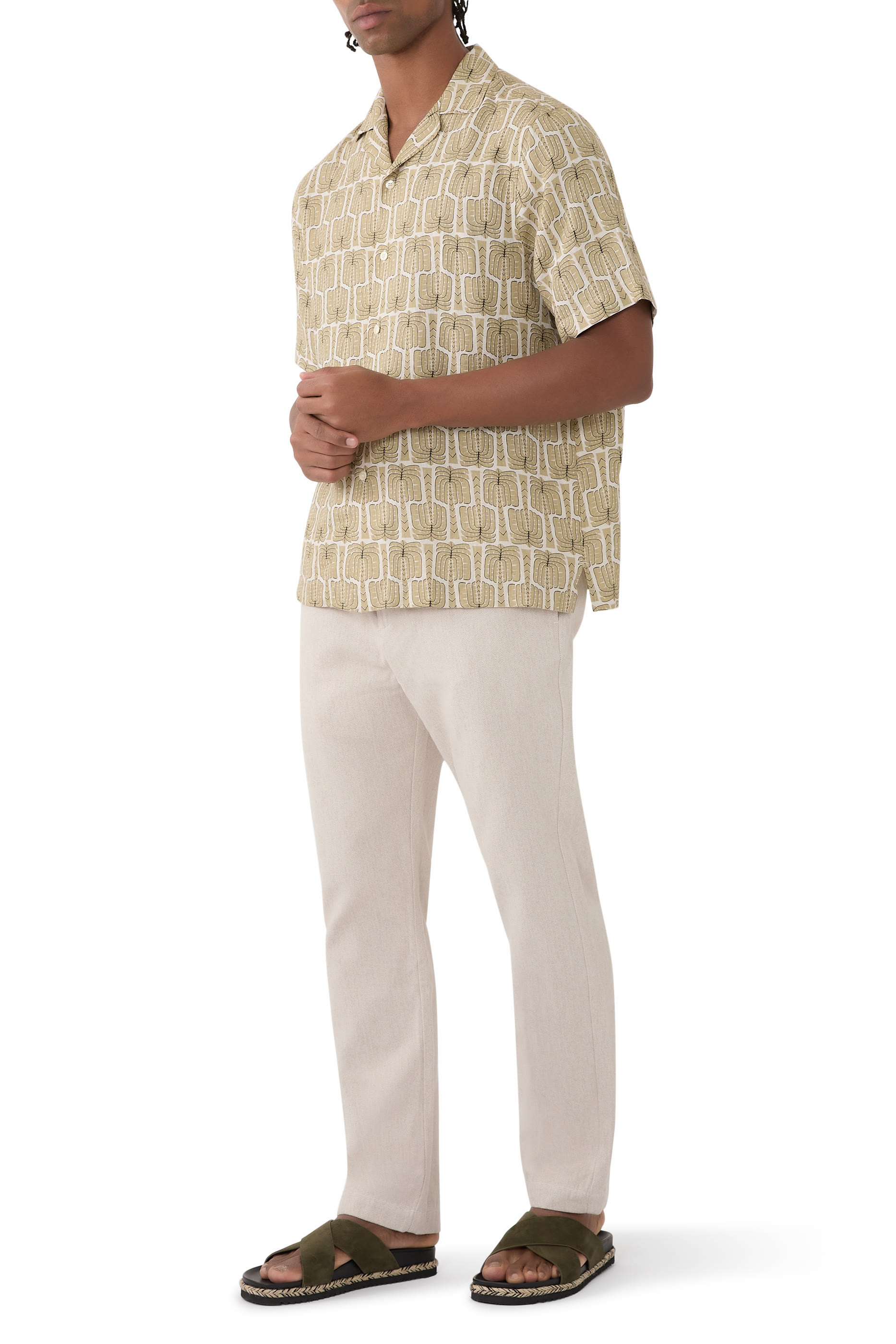 Oscar Cotton-Cashmere Trousers