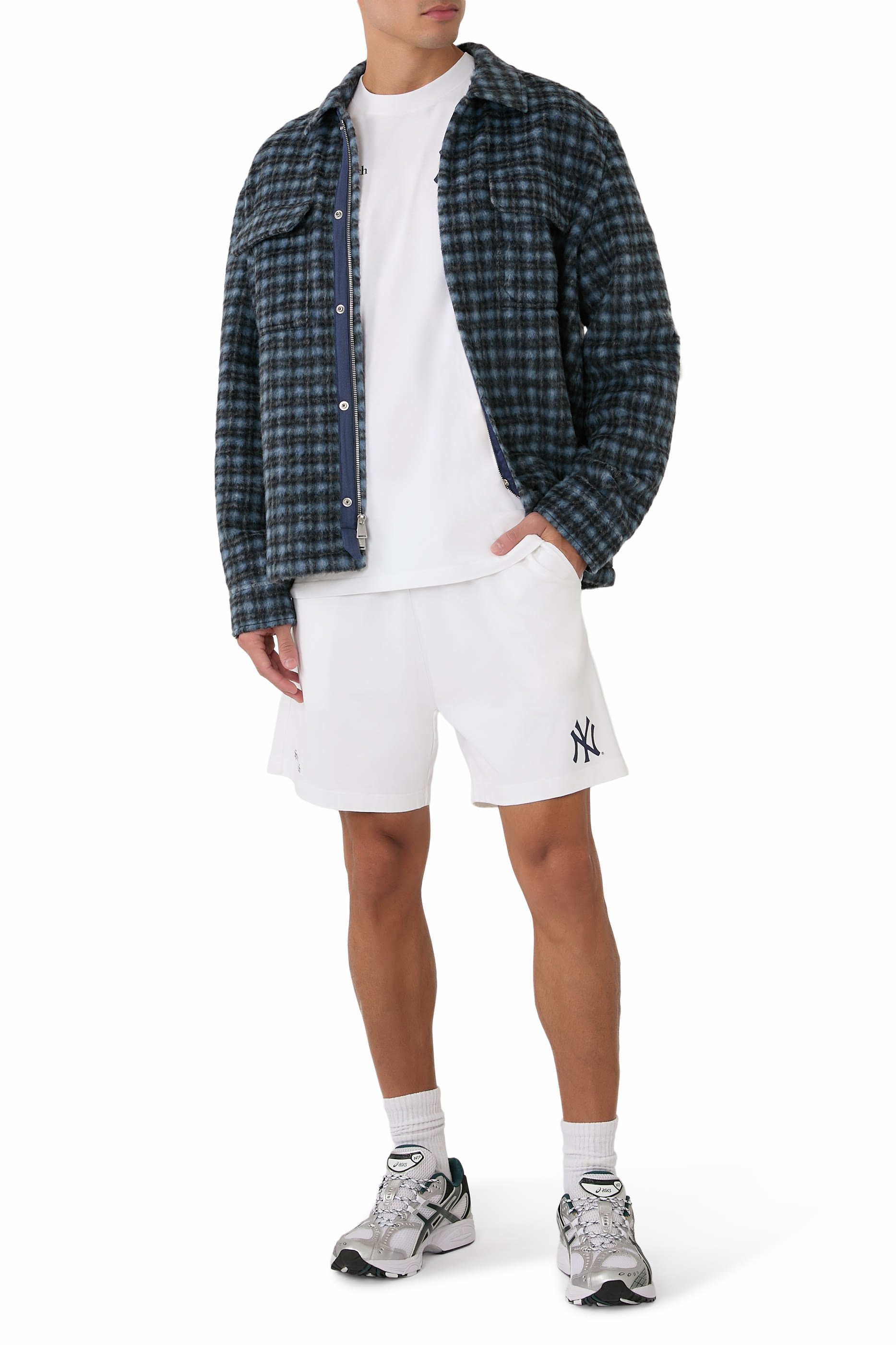 Heritage Yankees Serif Gym Shorts
