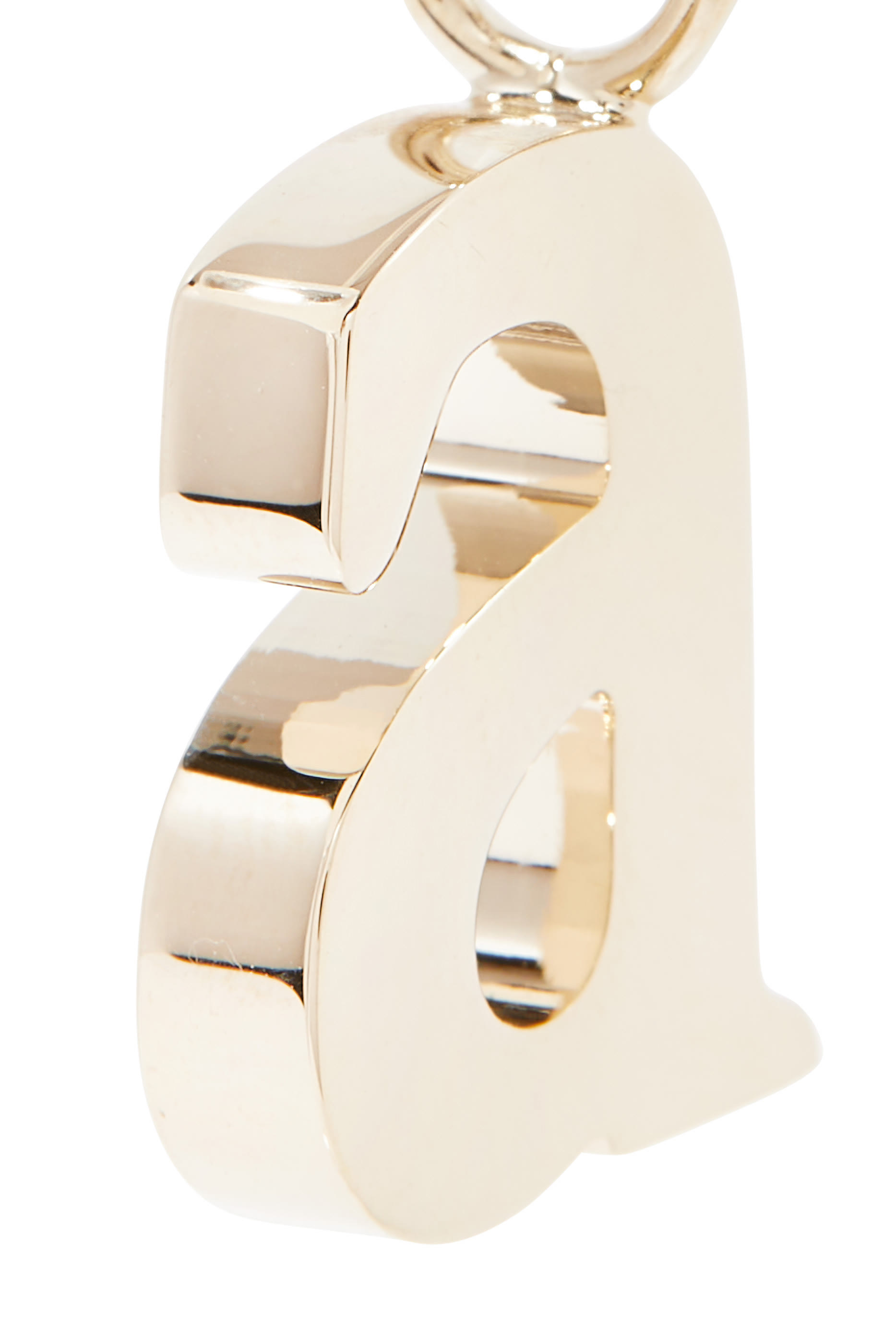 A Alphabet Charm, Brass