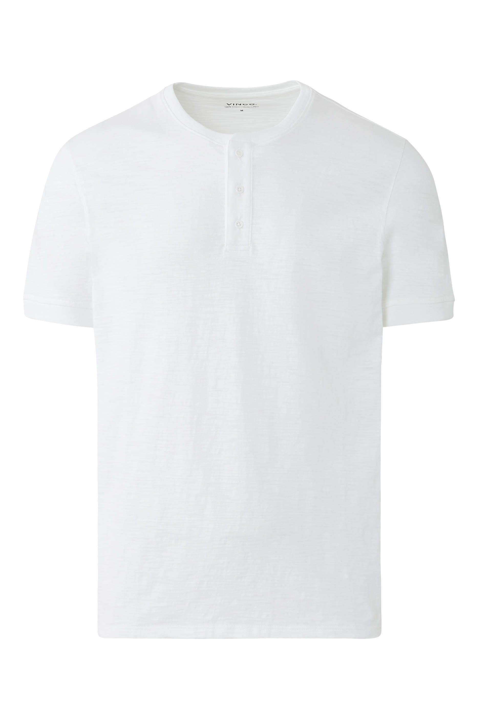 Short Sleeve Cotton Henley Shirt