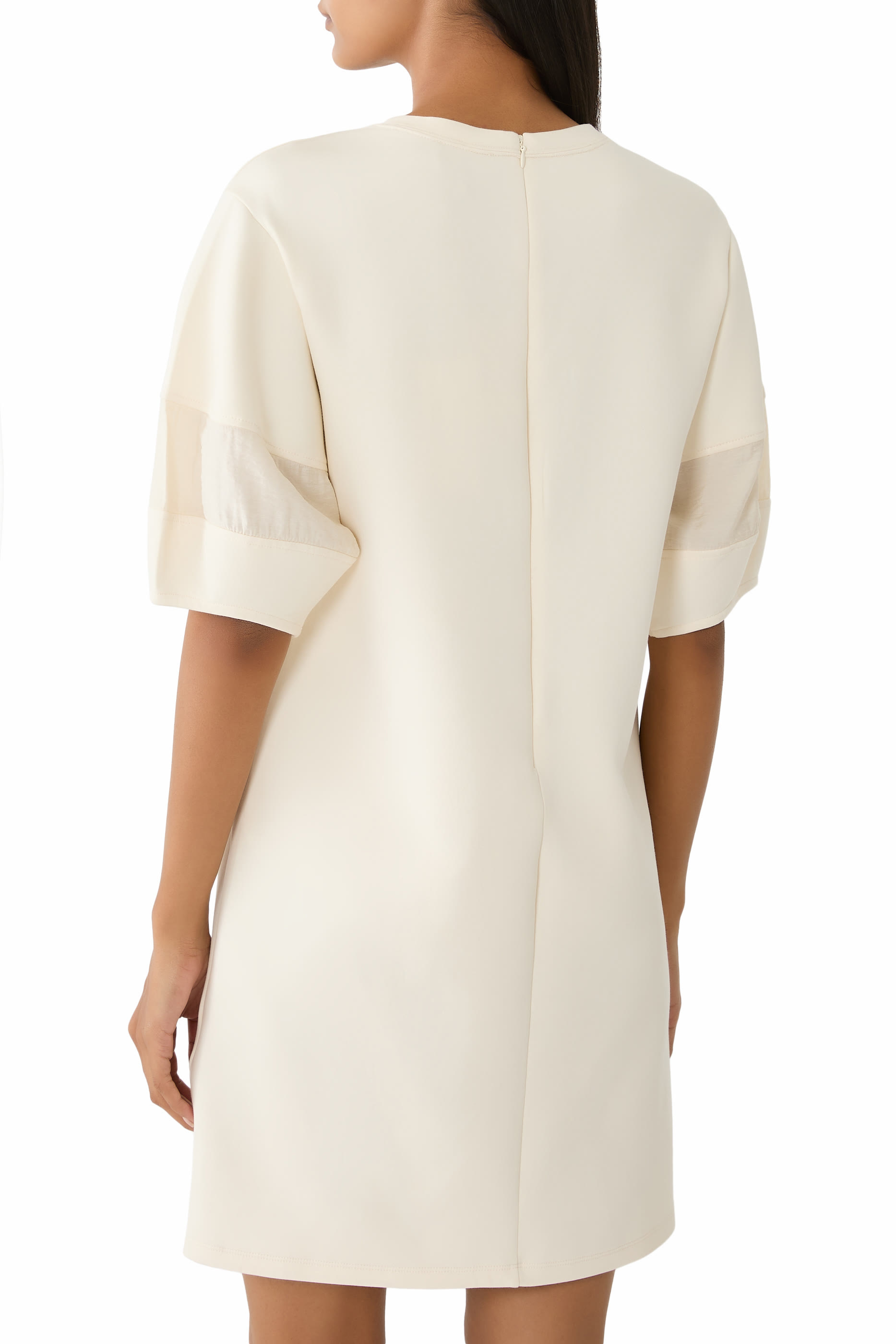 Stretch Double Jersey Dress with Rayon Insert 