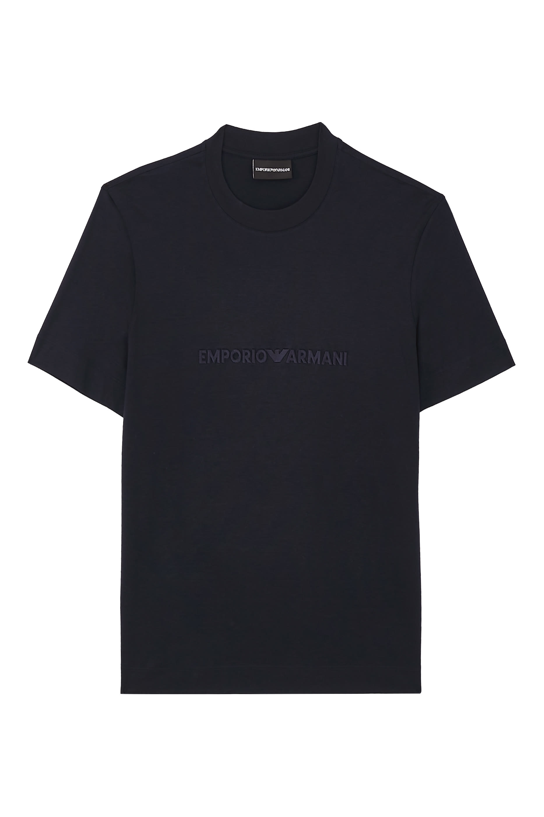 Macro EA Text Logo Tencel T-Shirt