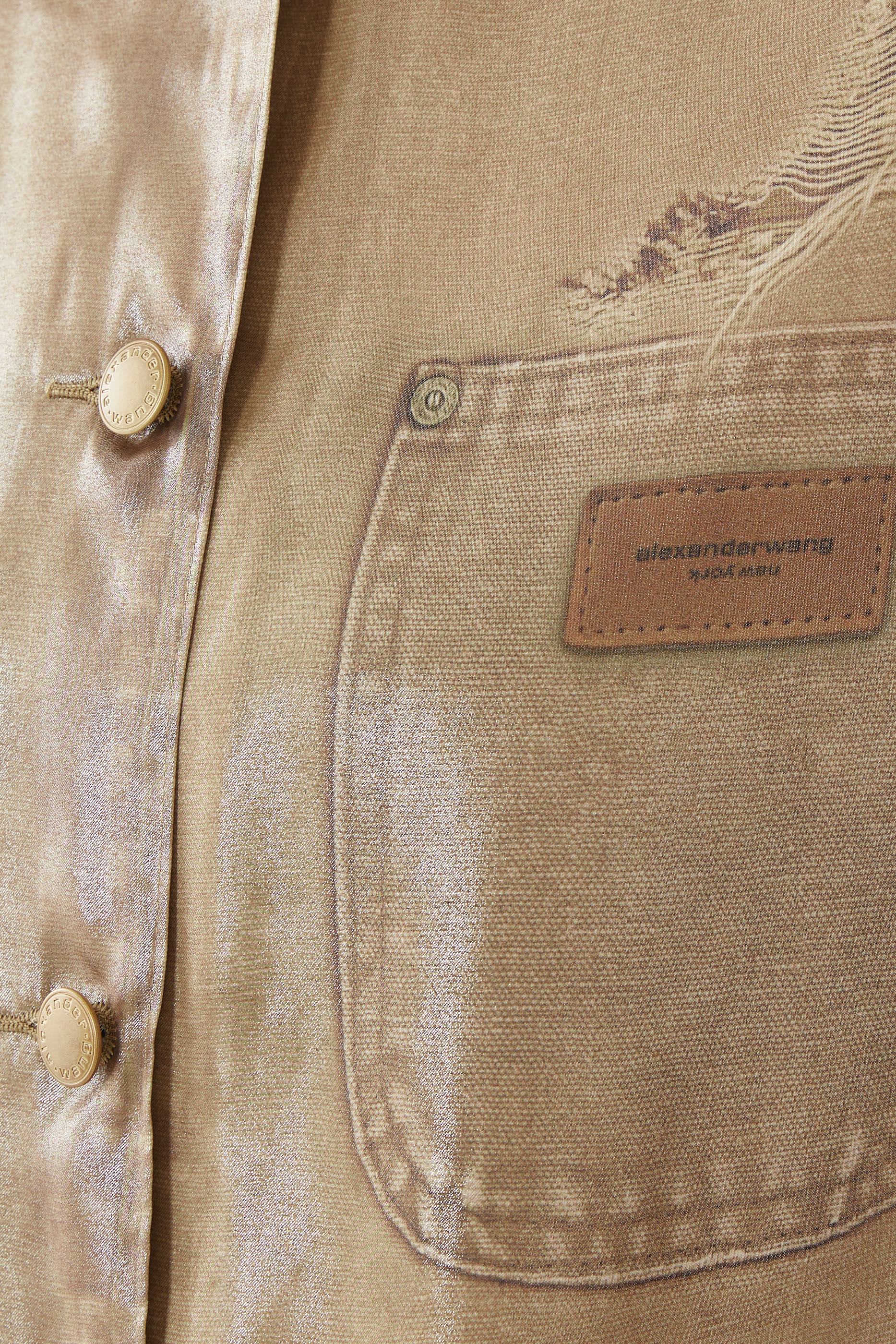 Trompe L'oeil Workwear Oversized Shirt