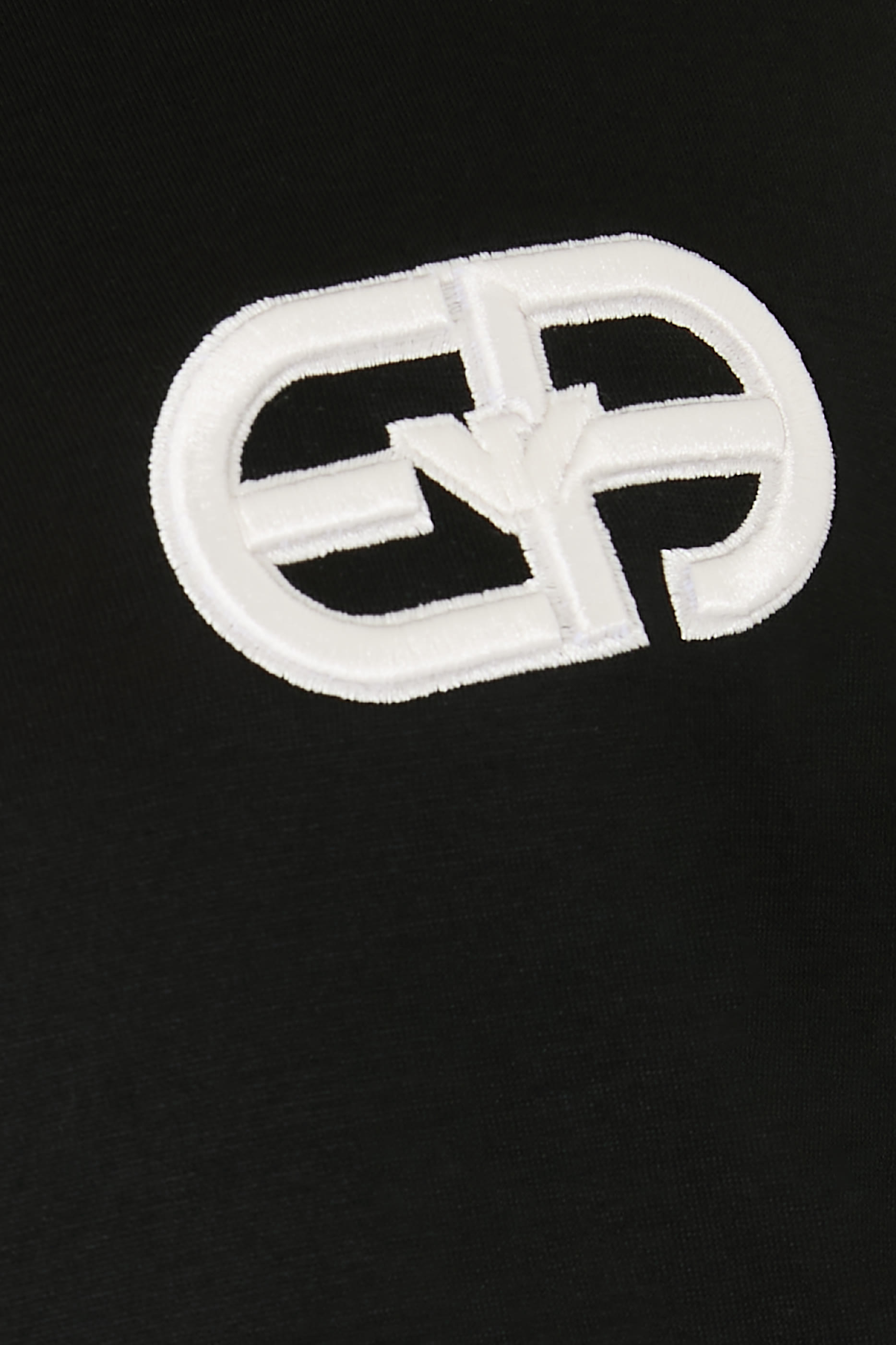 Embossed EA Logo Embroidery Lyocell-Blend Jersey Polo Shirt