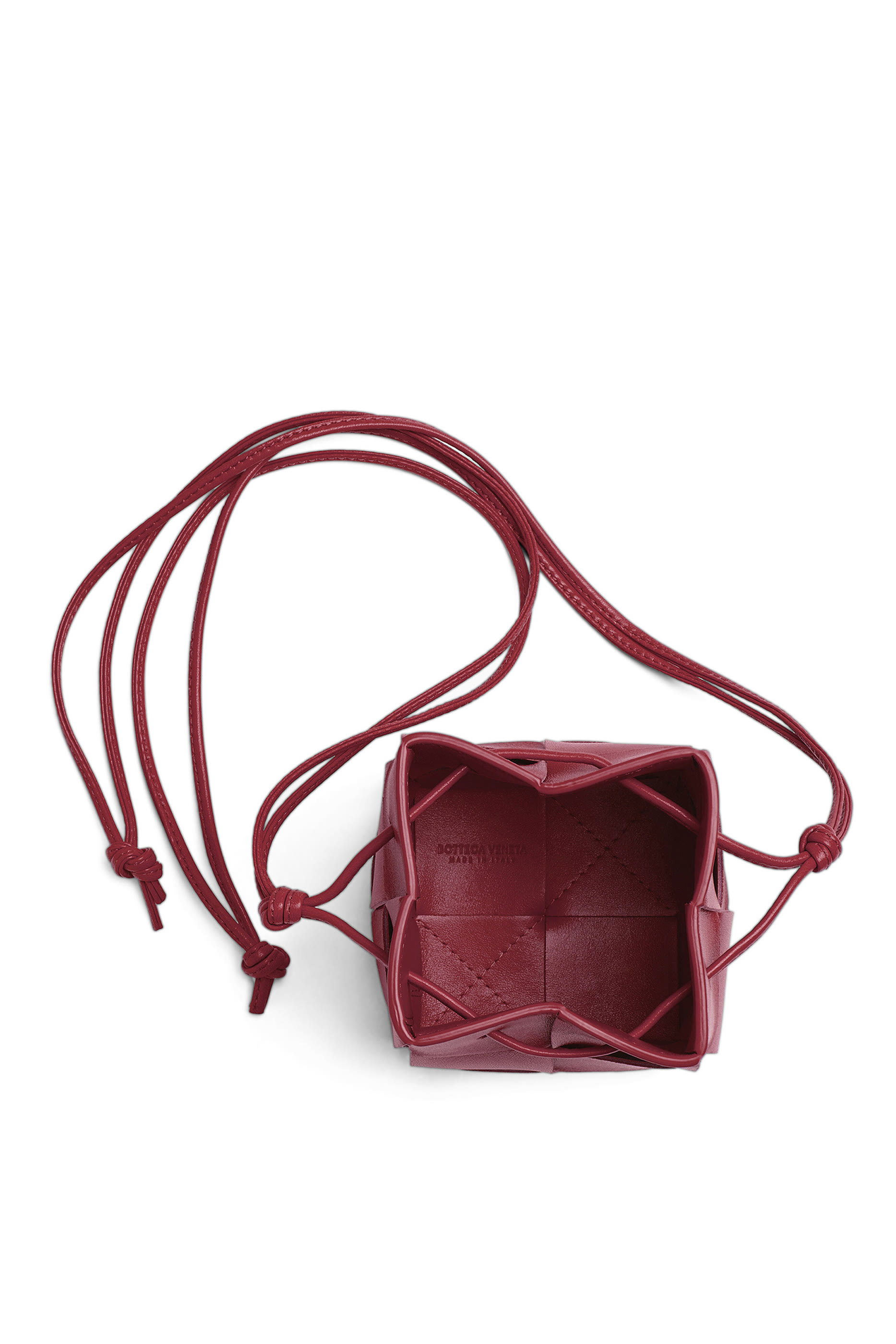 Mini Cassette Cross-Body Bucket Bag