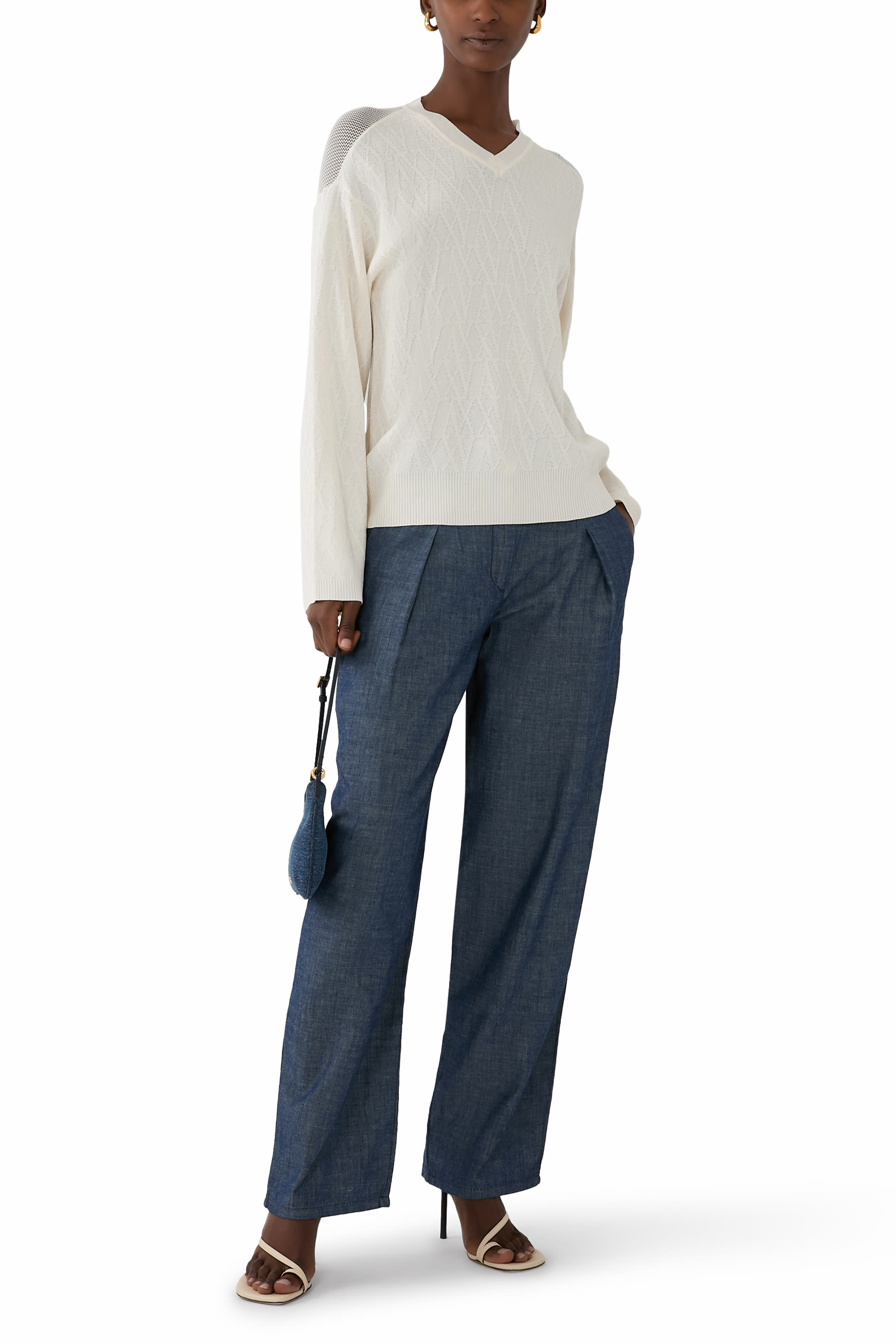 Denim Casual Trousers