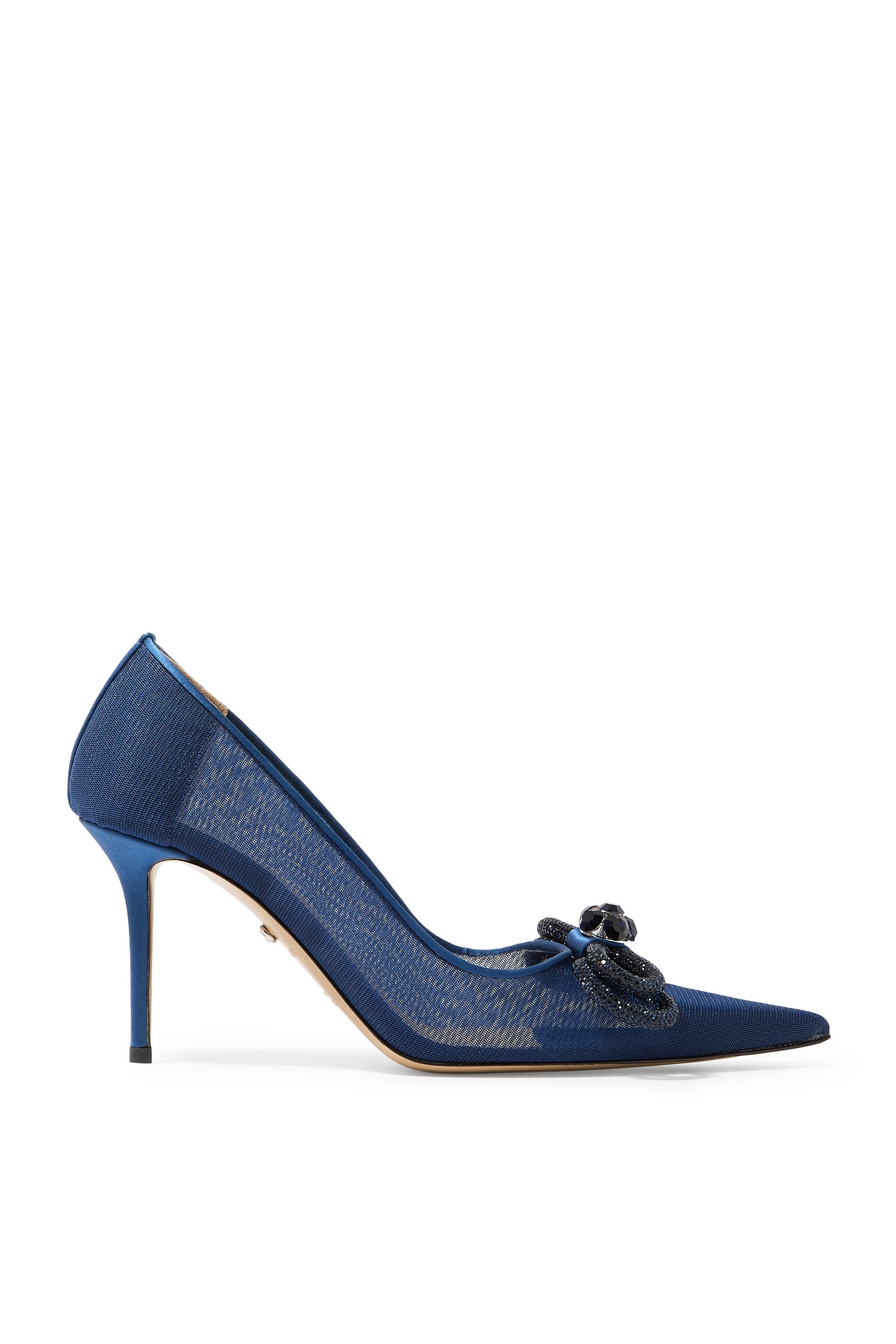 Double Bow 85 Mesh Pumps