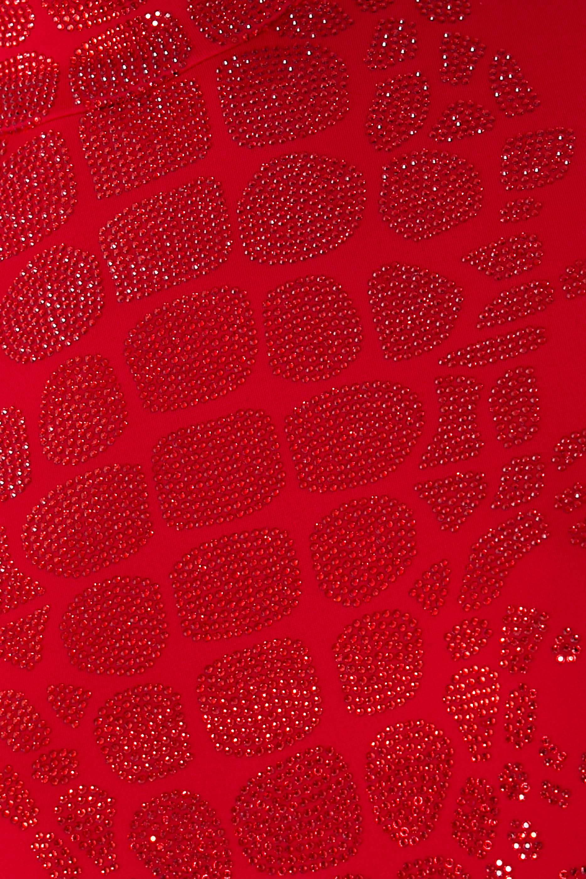 Croc Rhinestone Embellished Mini Dress