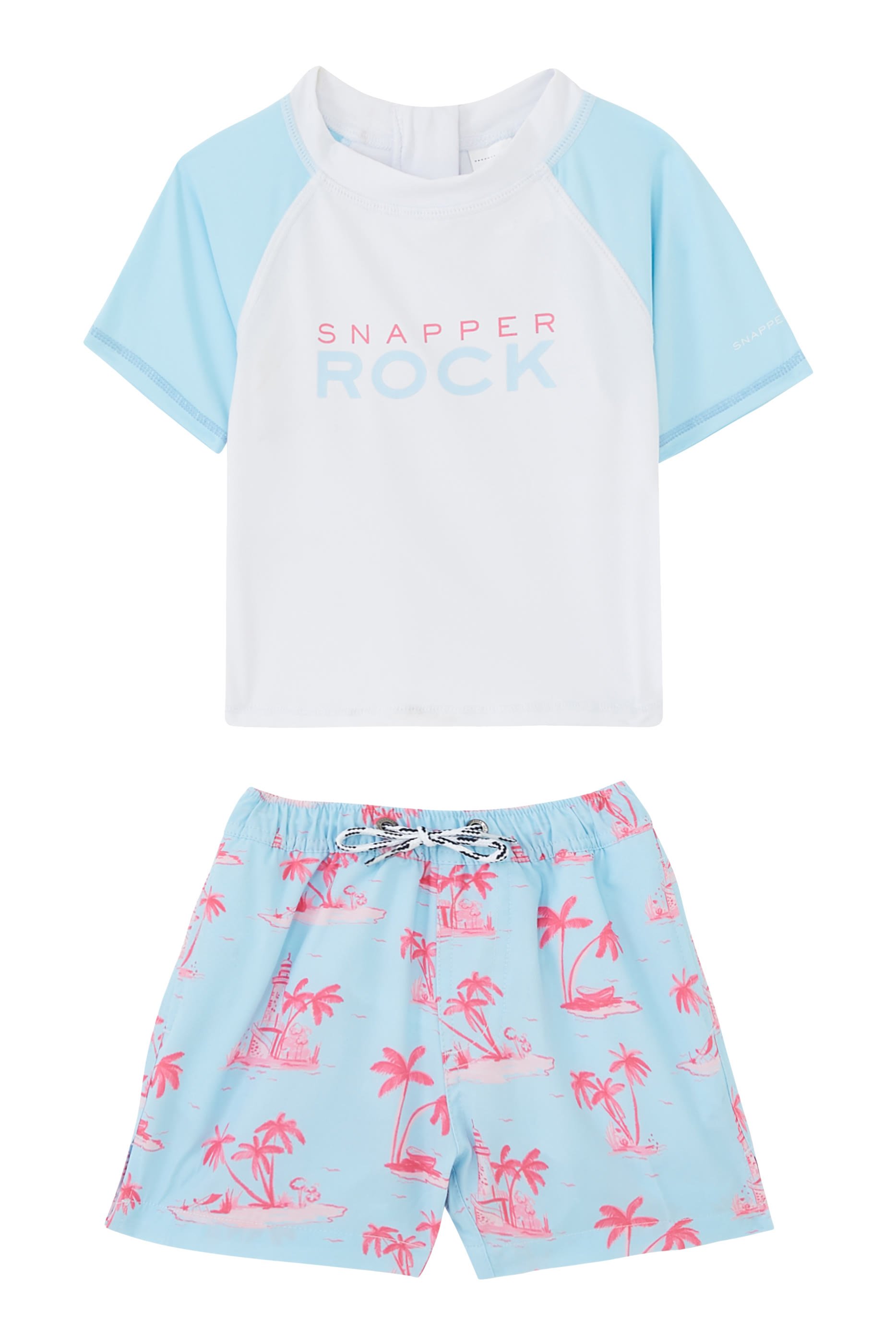 Kids Lighthouse Island Sustainable Short Sleeve Baby Set