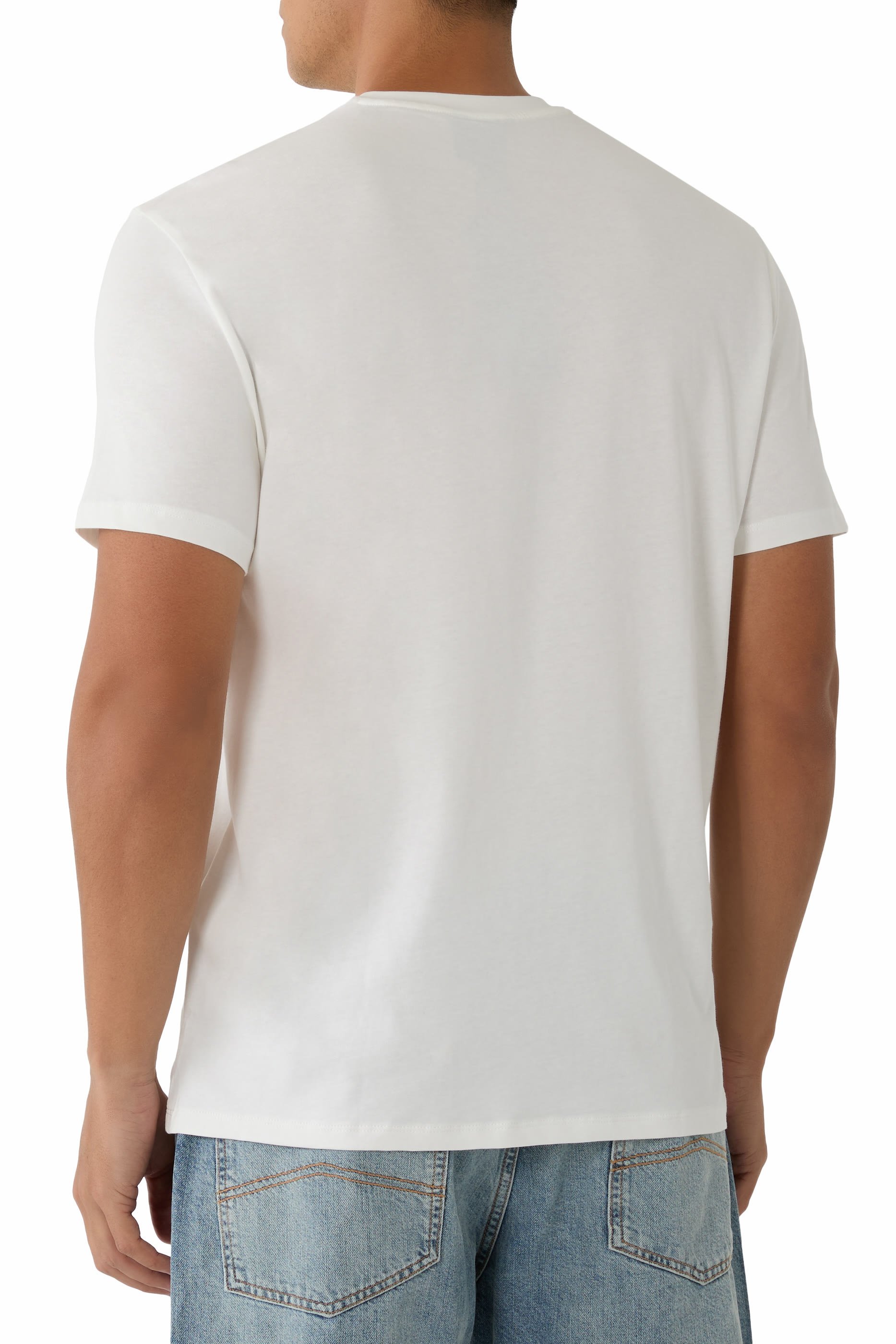 AX Logo Cotton T-Shirt