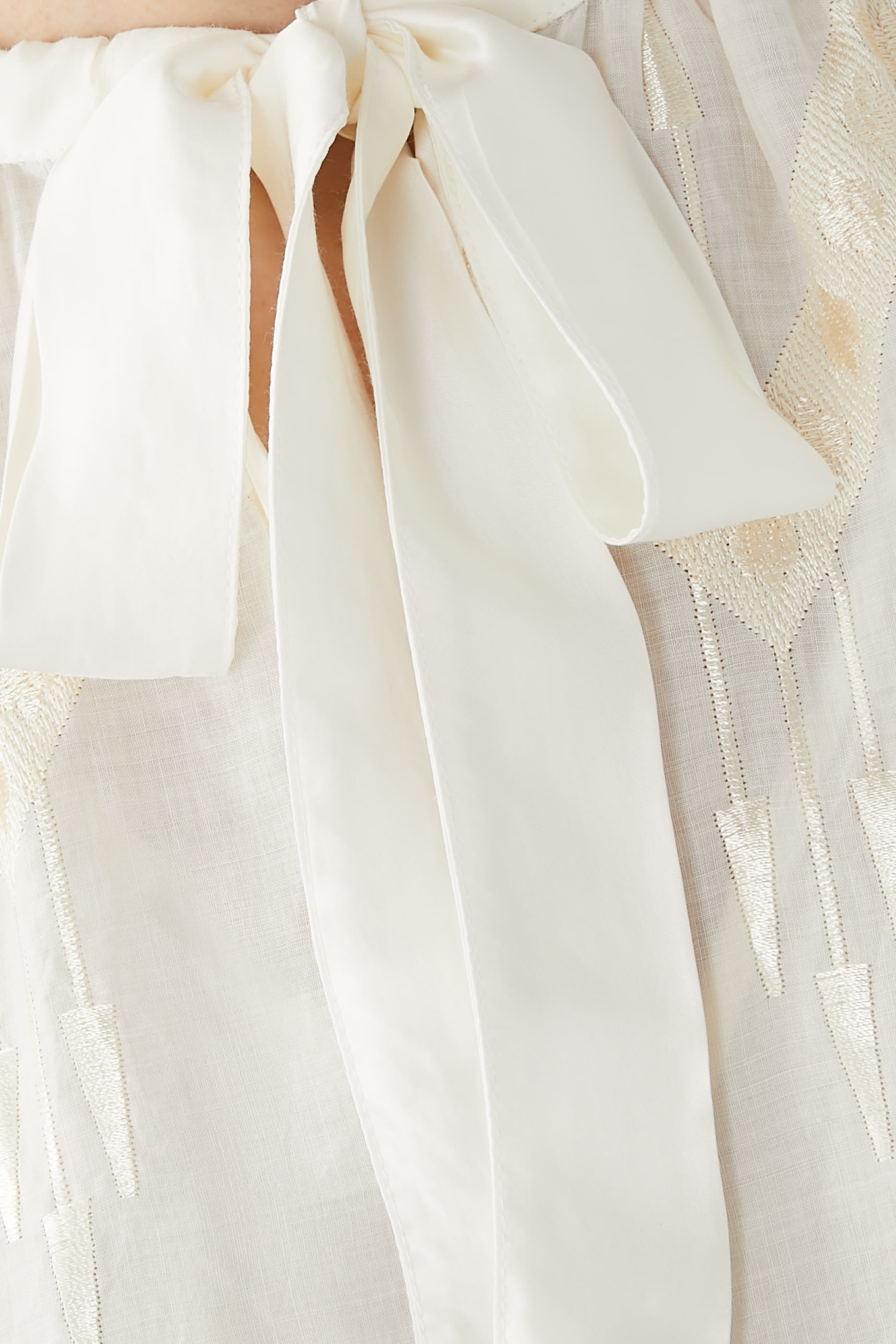 Long Sleeved Tie Front Midi Dress