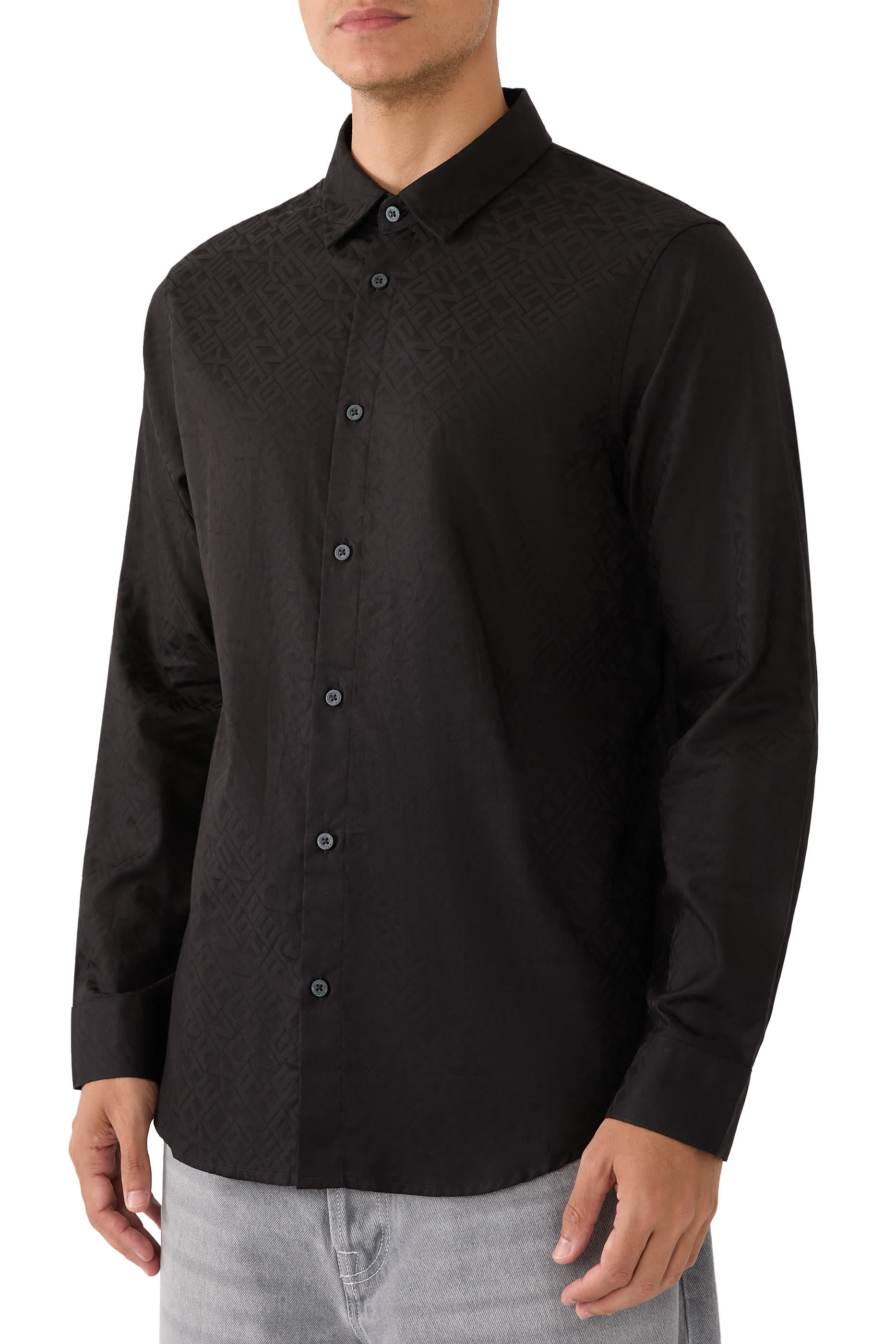 Logo Jacquard Shirt