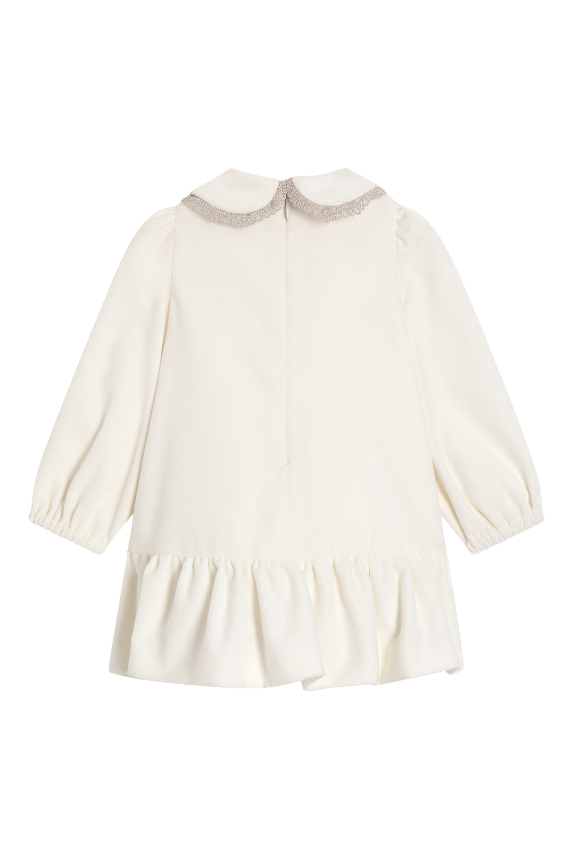 Kids Smooth Velvet Dress with Culotte