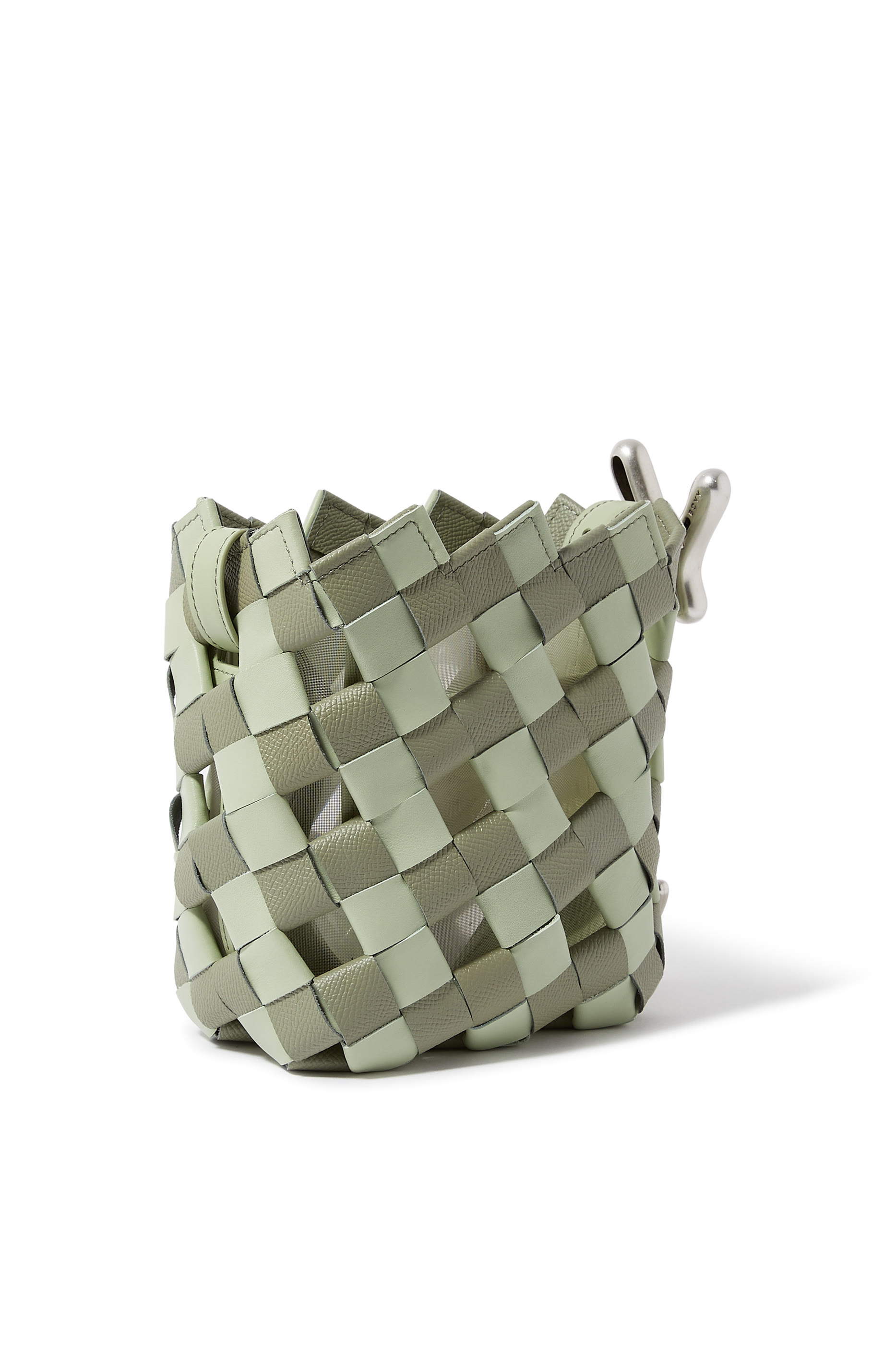 YY Bucket Woven Bucket Bag
