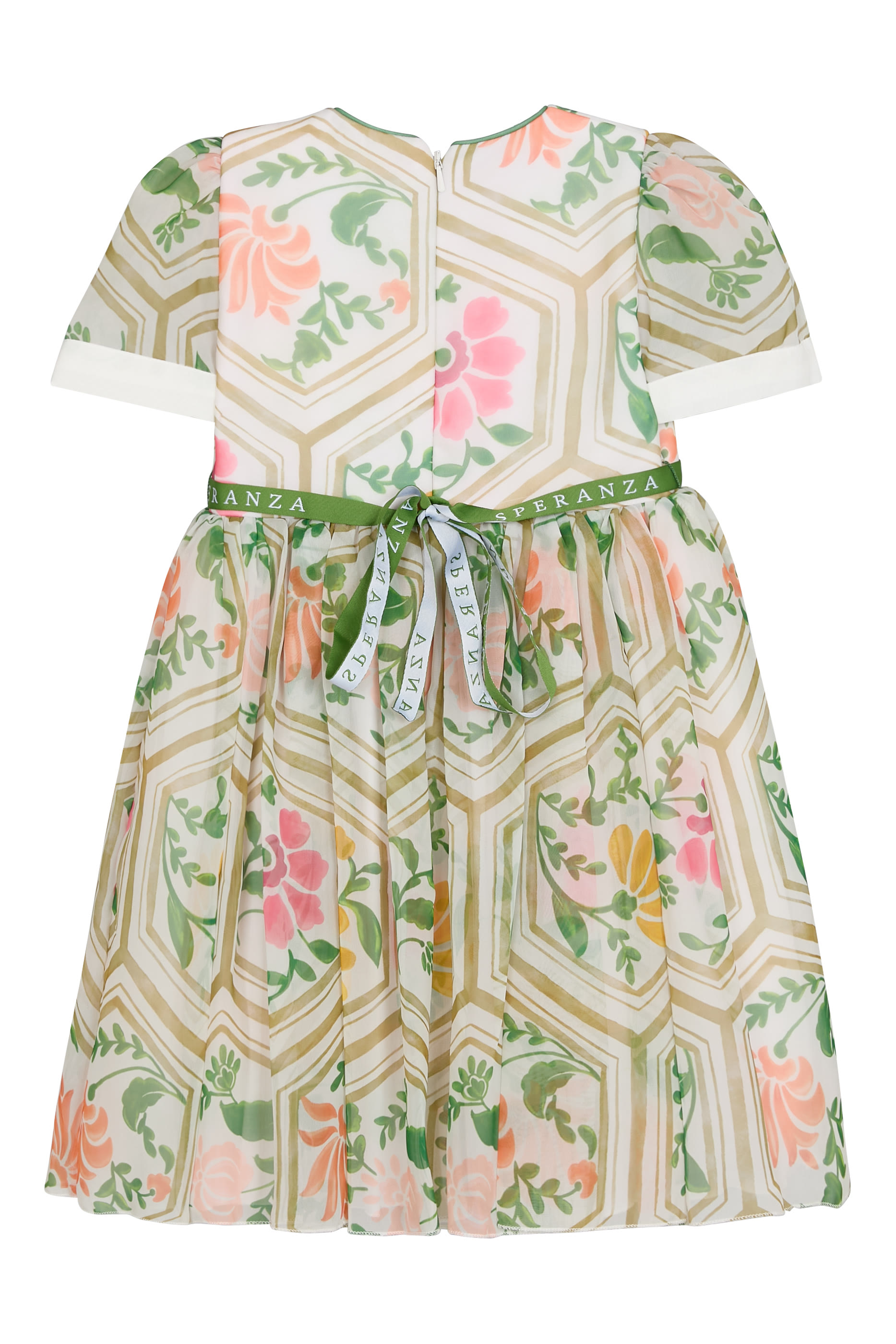  Floral Honeycomb-Inspired Dress 