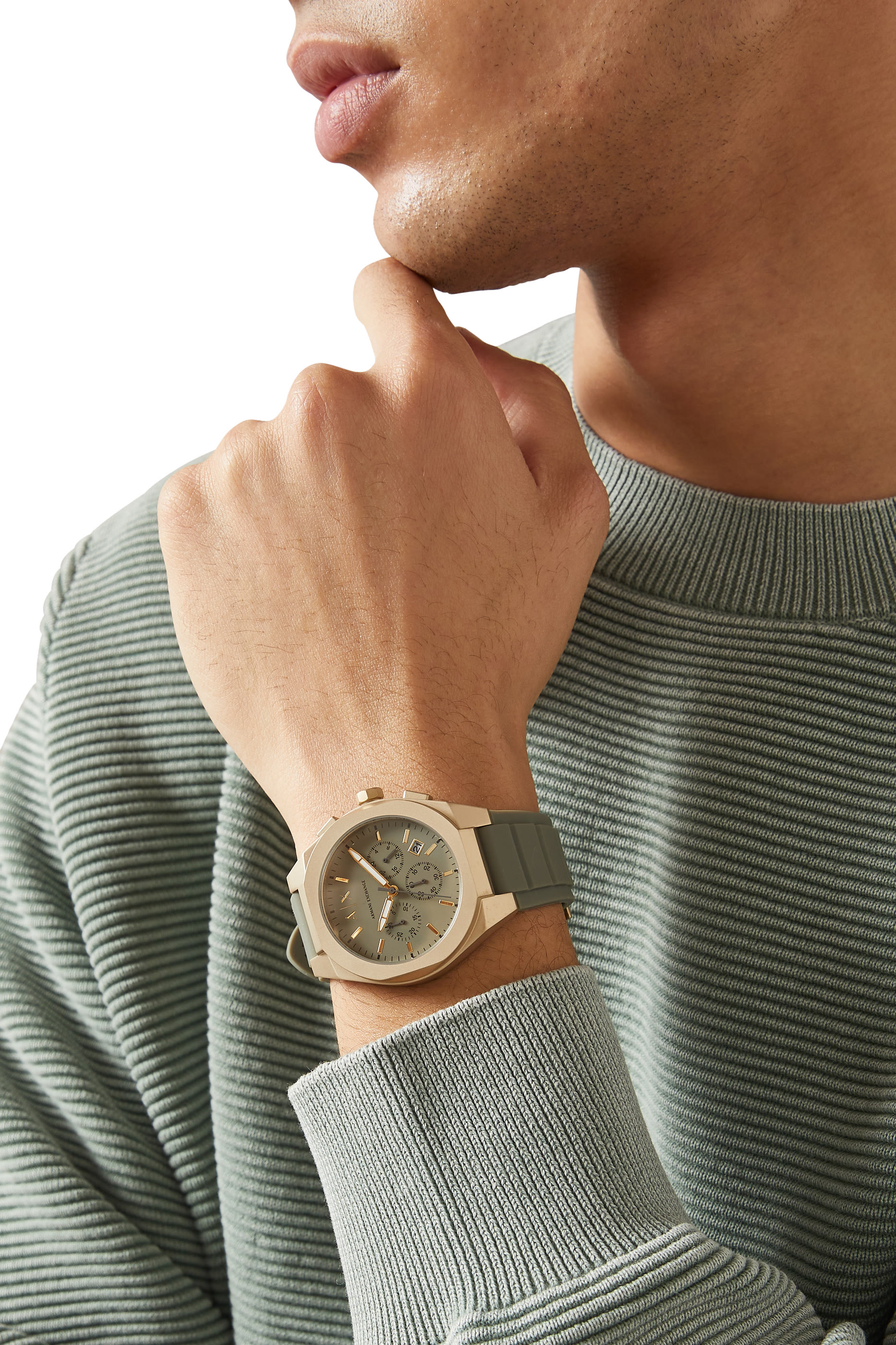 Sync Silicone Chronograph Watch