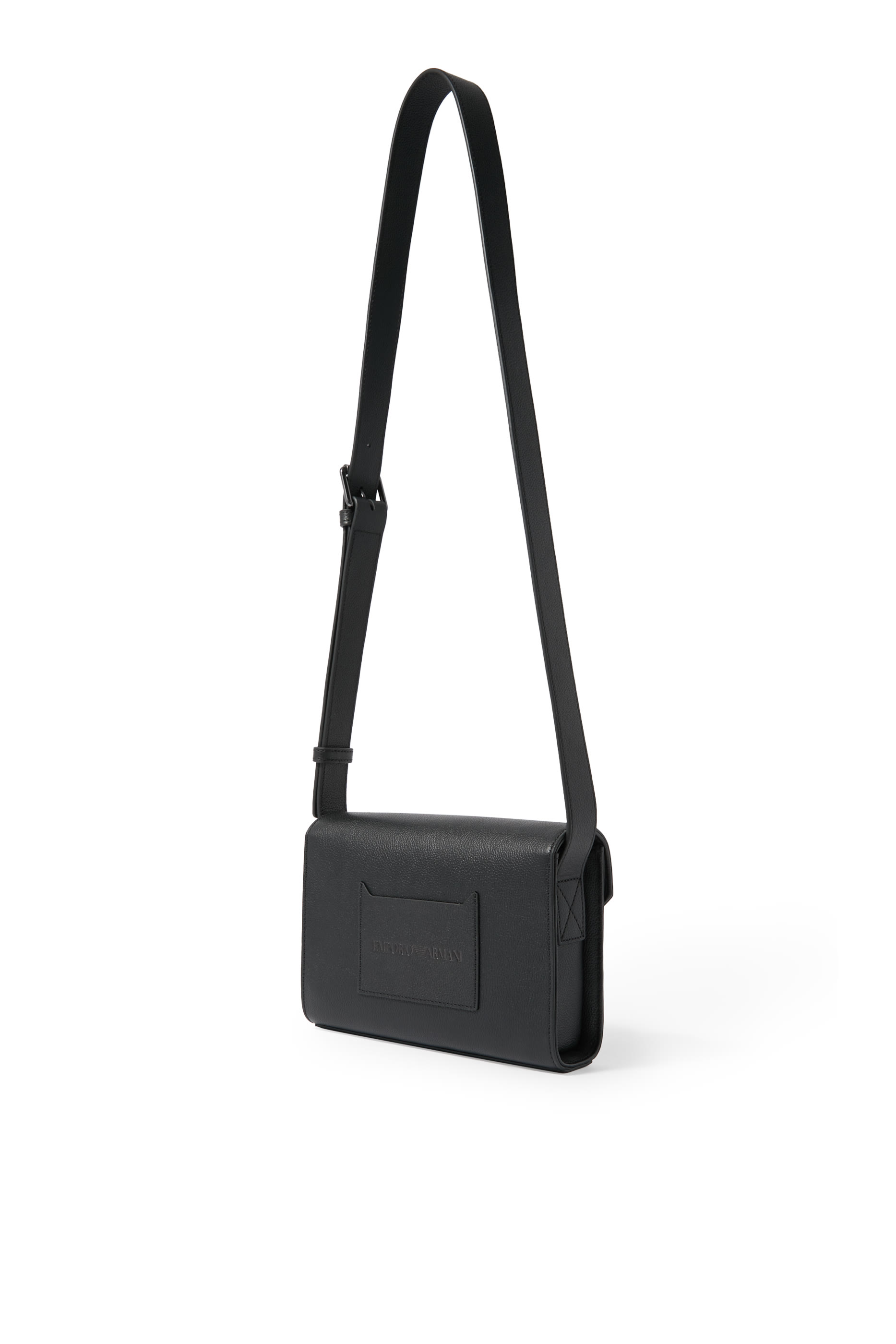 Logo Leather Crossbody Bag