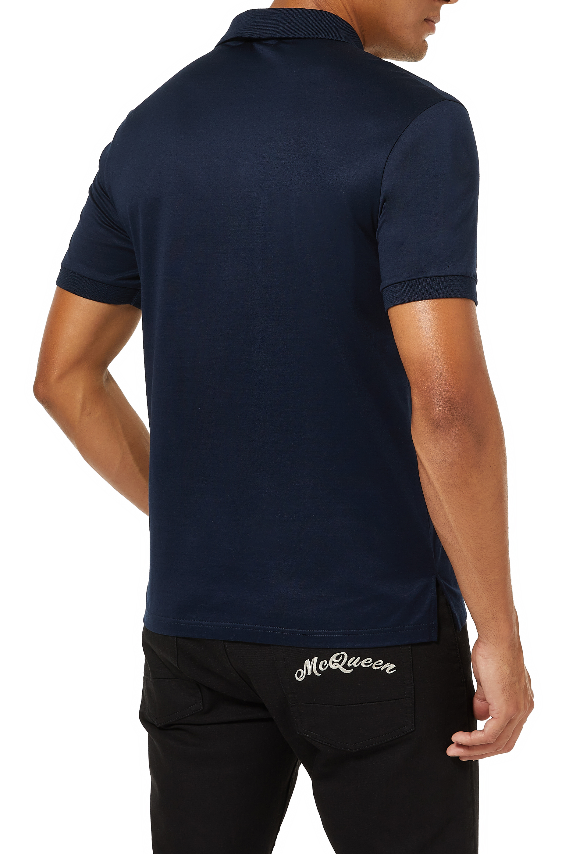 Cut and Sew Polo Shirt