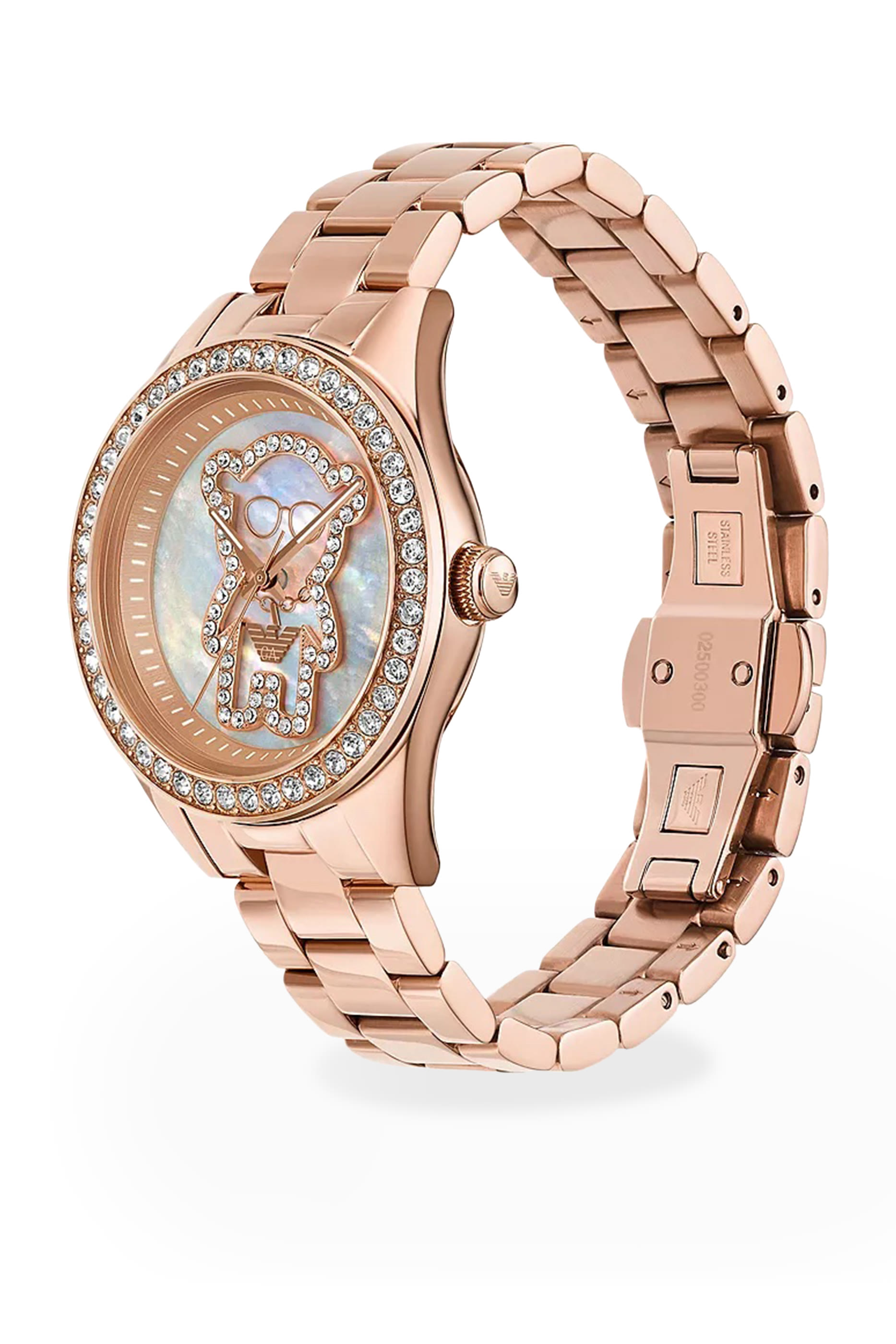 Three-Hand Stainless Steel Watch