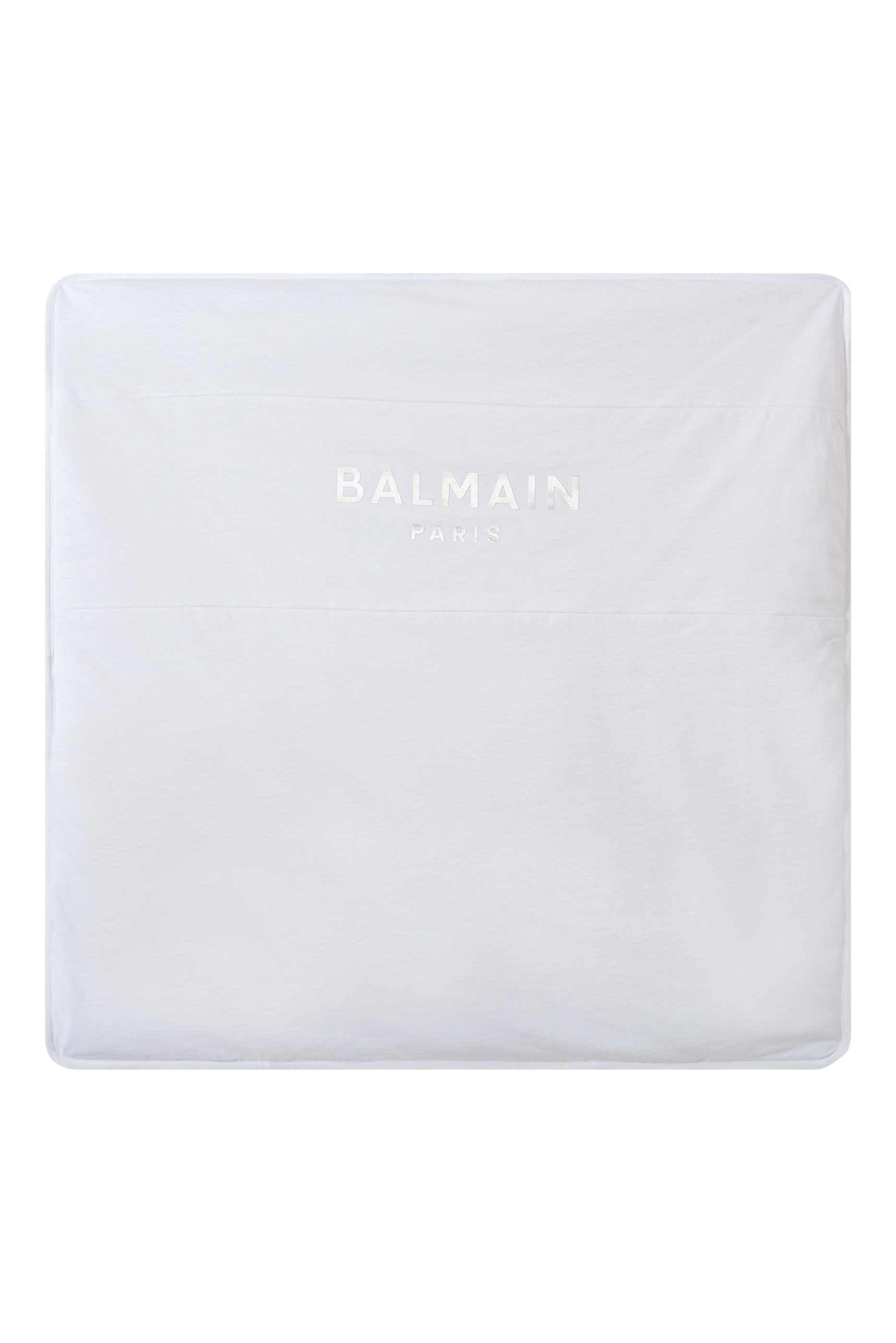 Logo-Print Cotton Blanket