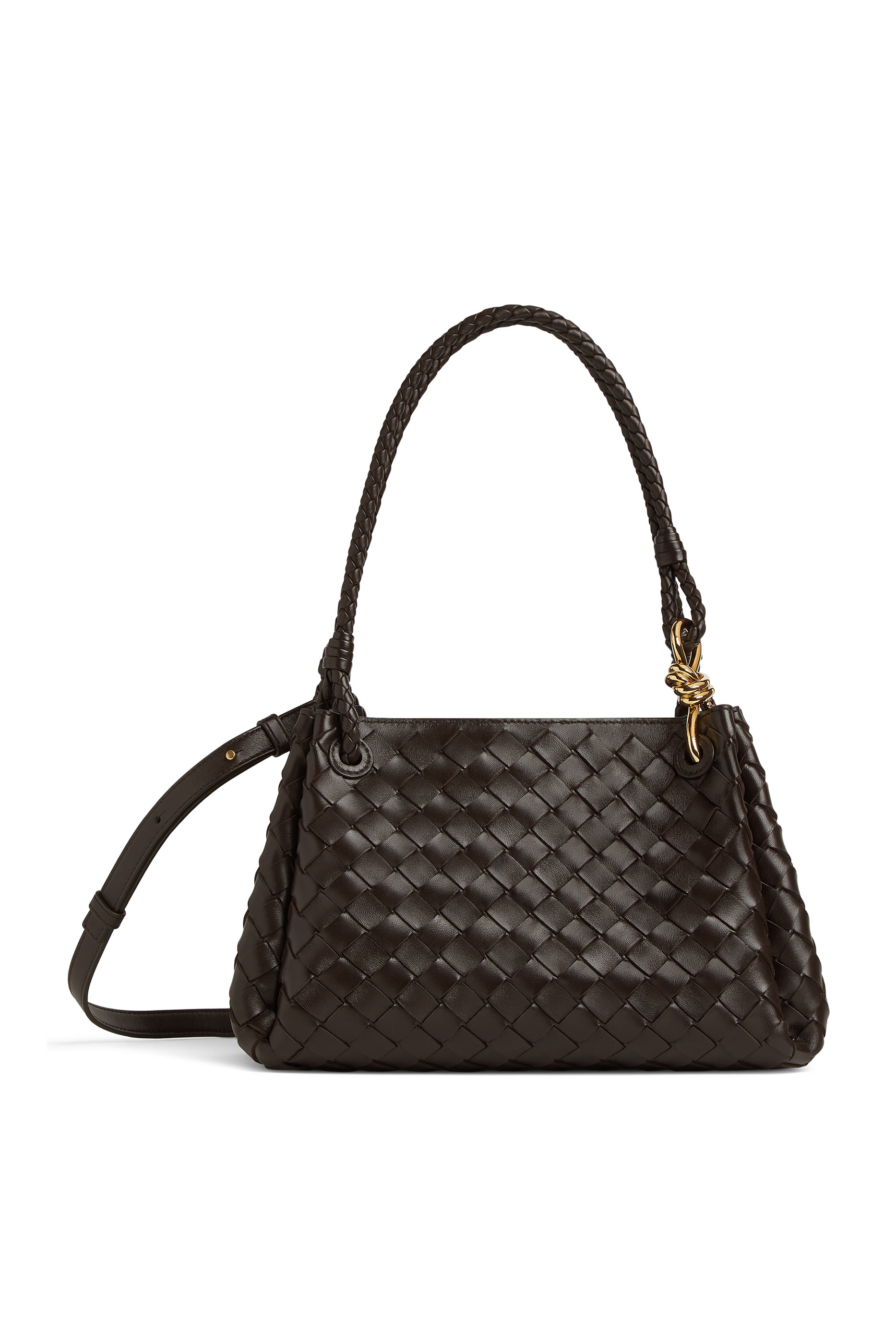 Intrecciato Large Parachute Shoulder Bag