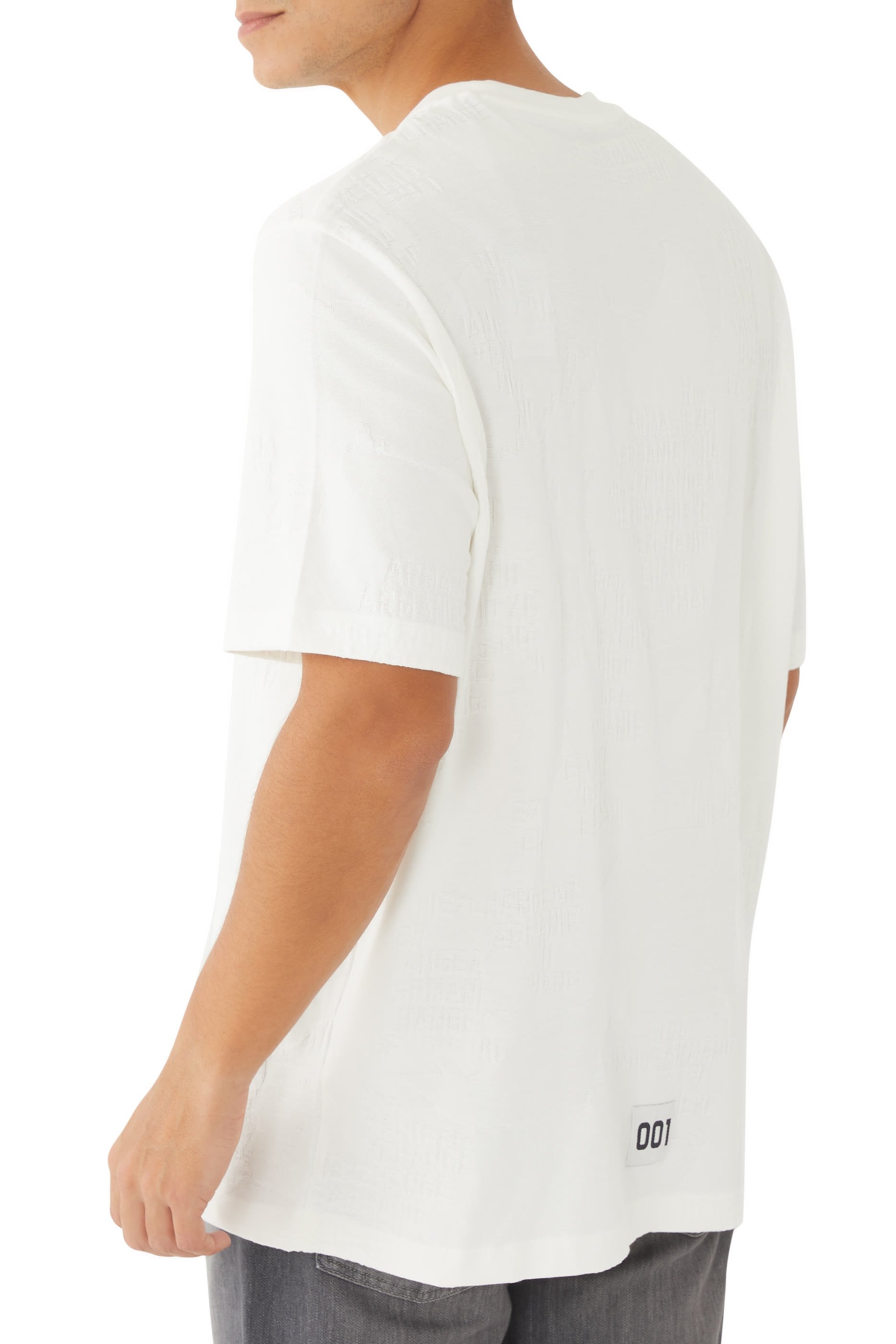 All-Over Logo Cotton Jersey T-Shirt