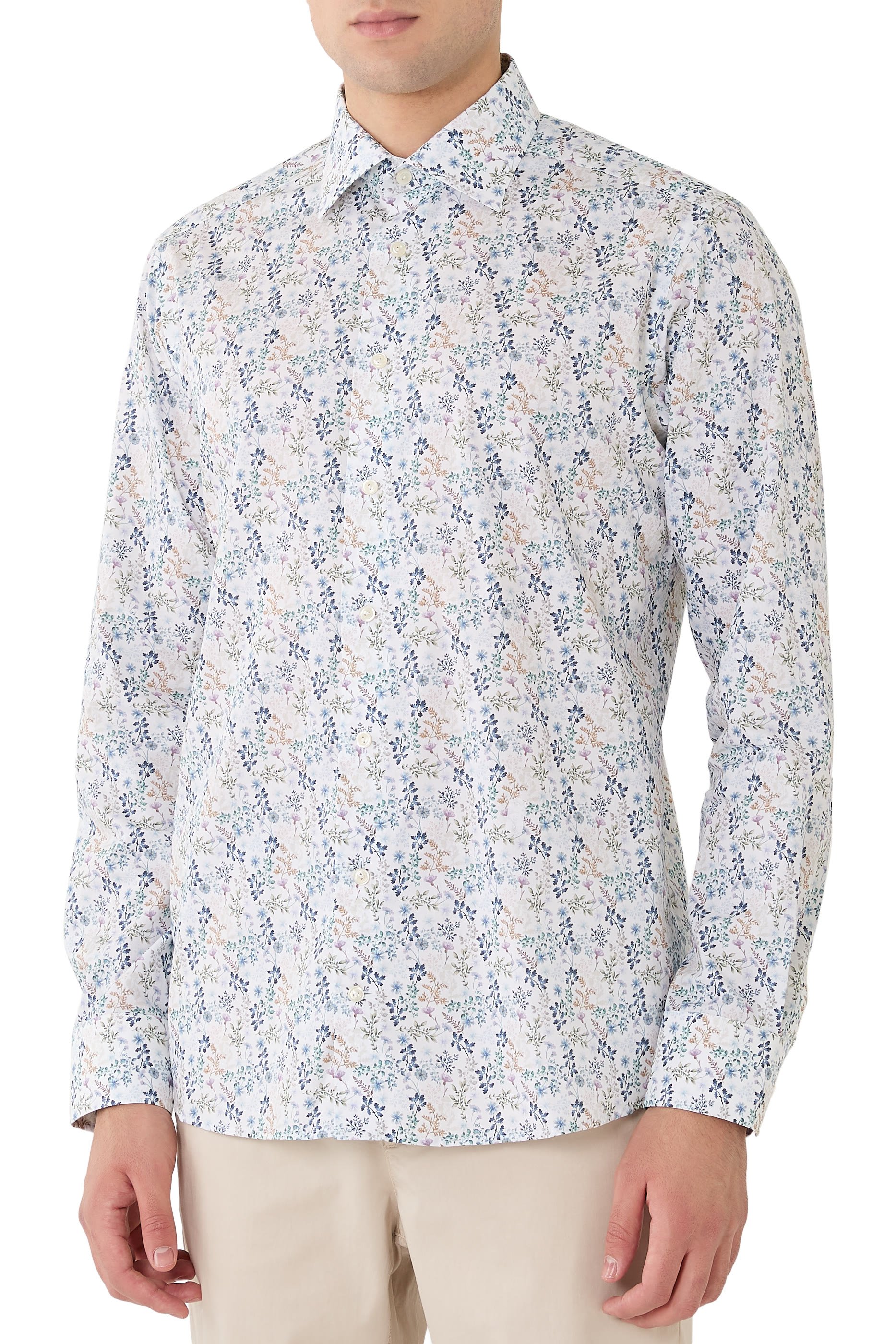 Floral Signature Twill Shirt