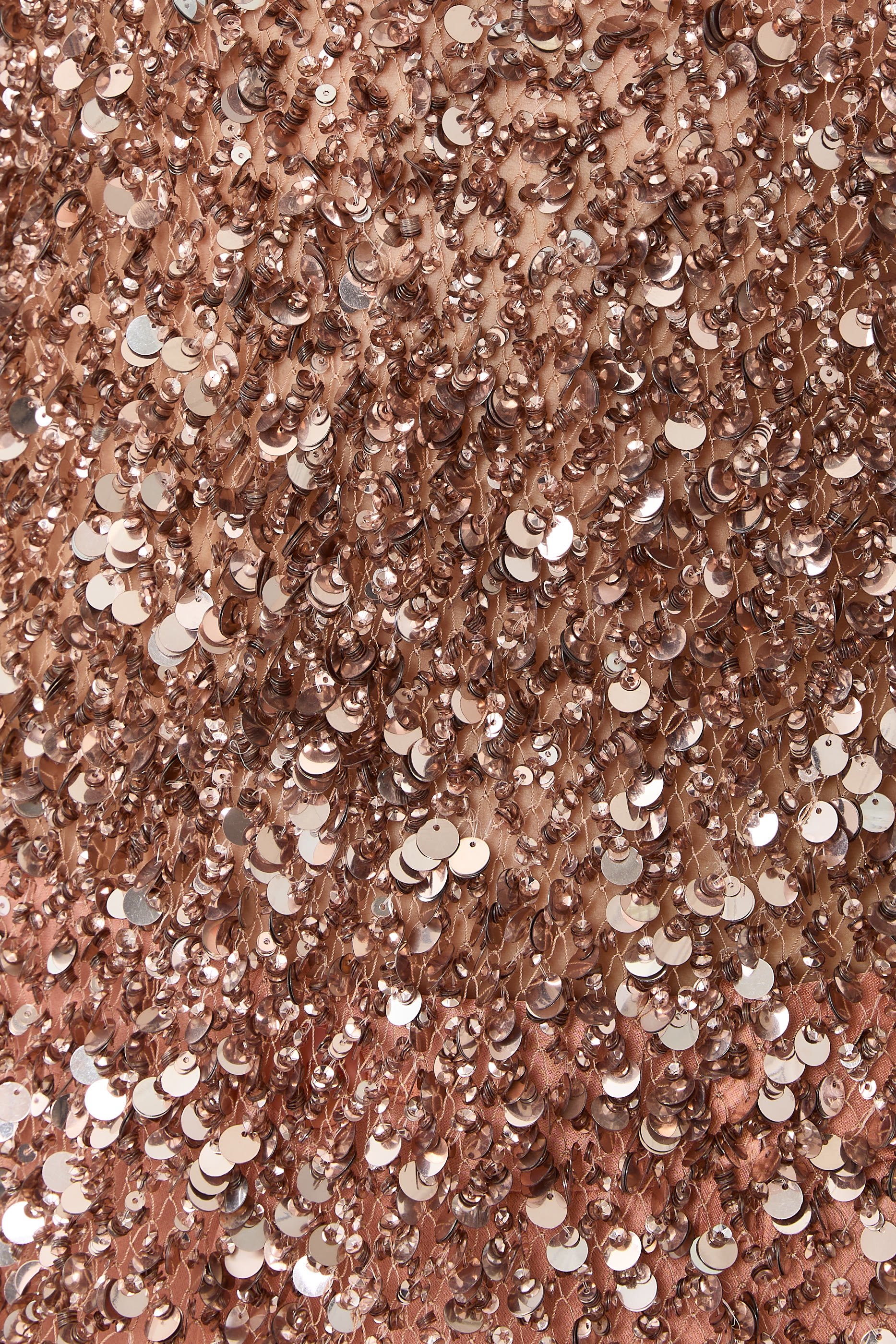 Net Mesh Sequin Cape T-Shirt